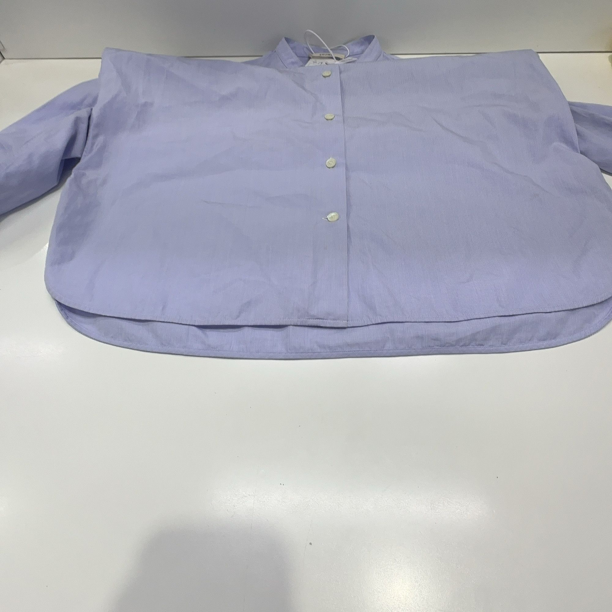 Celine Celine Embroidered Sleeve Button Up Shirt Size 36 Size XS / US 0-2 / IT 36-38 - 8 Thumbnail