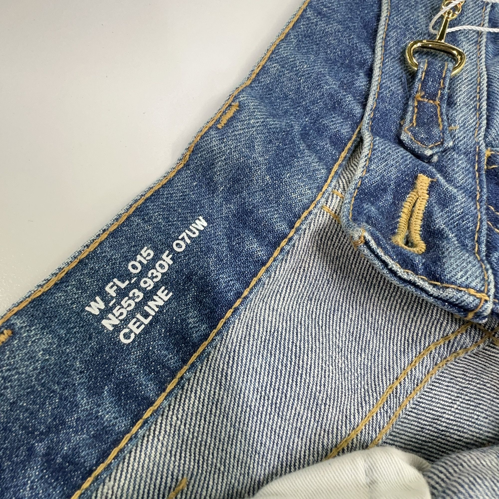 Celine Celine Chain Detail Jeans Size 24 Size 24" / US 00 / IT 34 - 5 Thumbnail