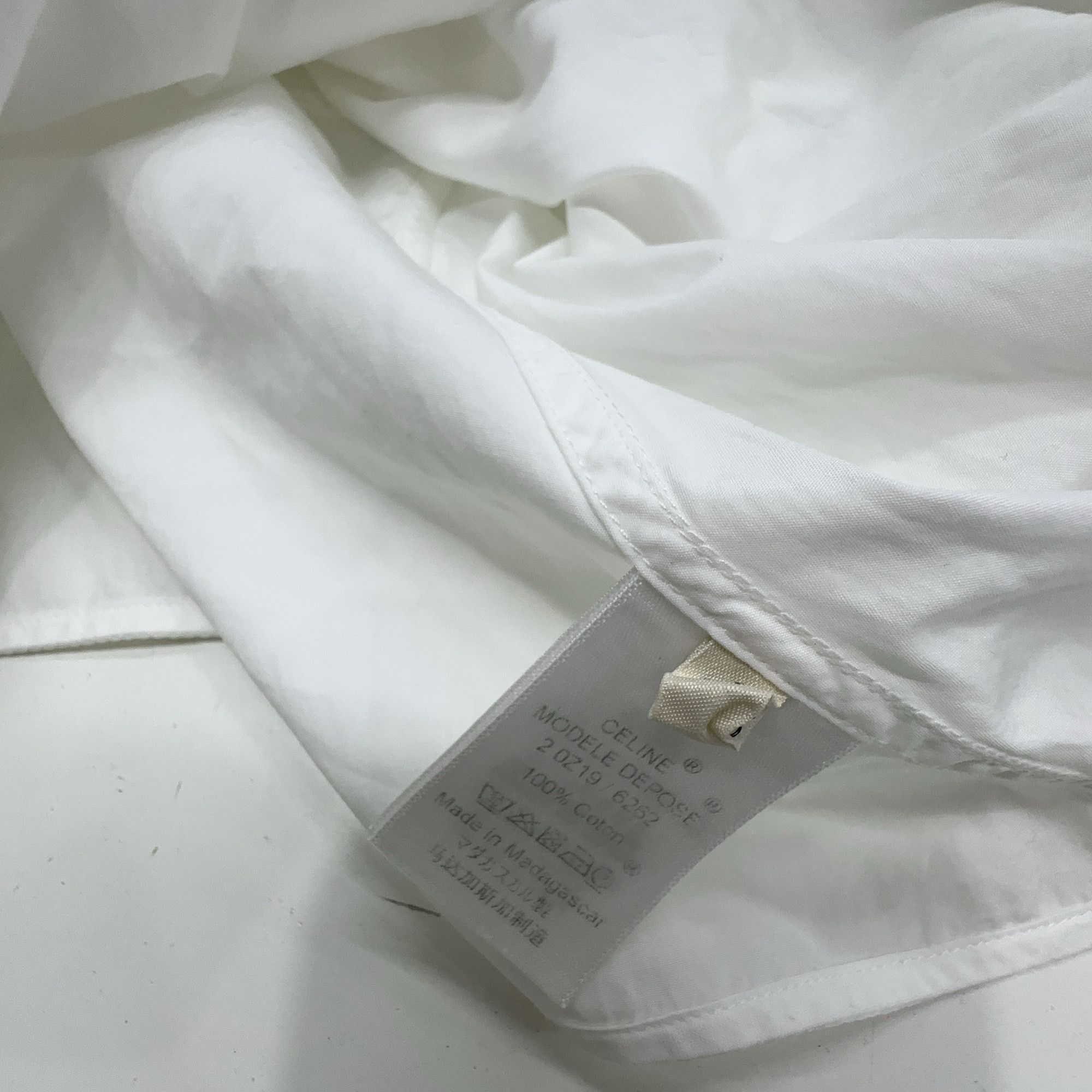 Celine Celine Cotton Button Up Shirt Size 34 Size XS / US 0-2 / IT 36-38 - 4 Thumbnail
