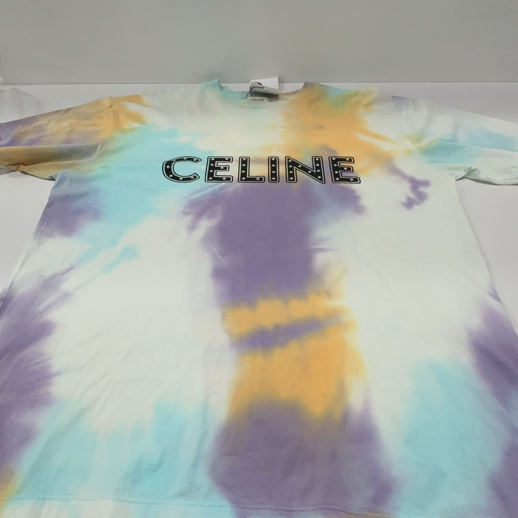 Celine Celine Studded Tie-Dye T-Shirt Size S Size US S / EU 44-46 / 1 - 8 Thumbnail