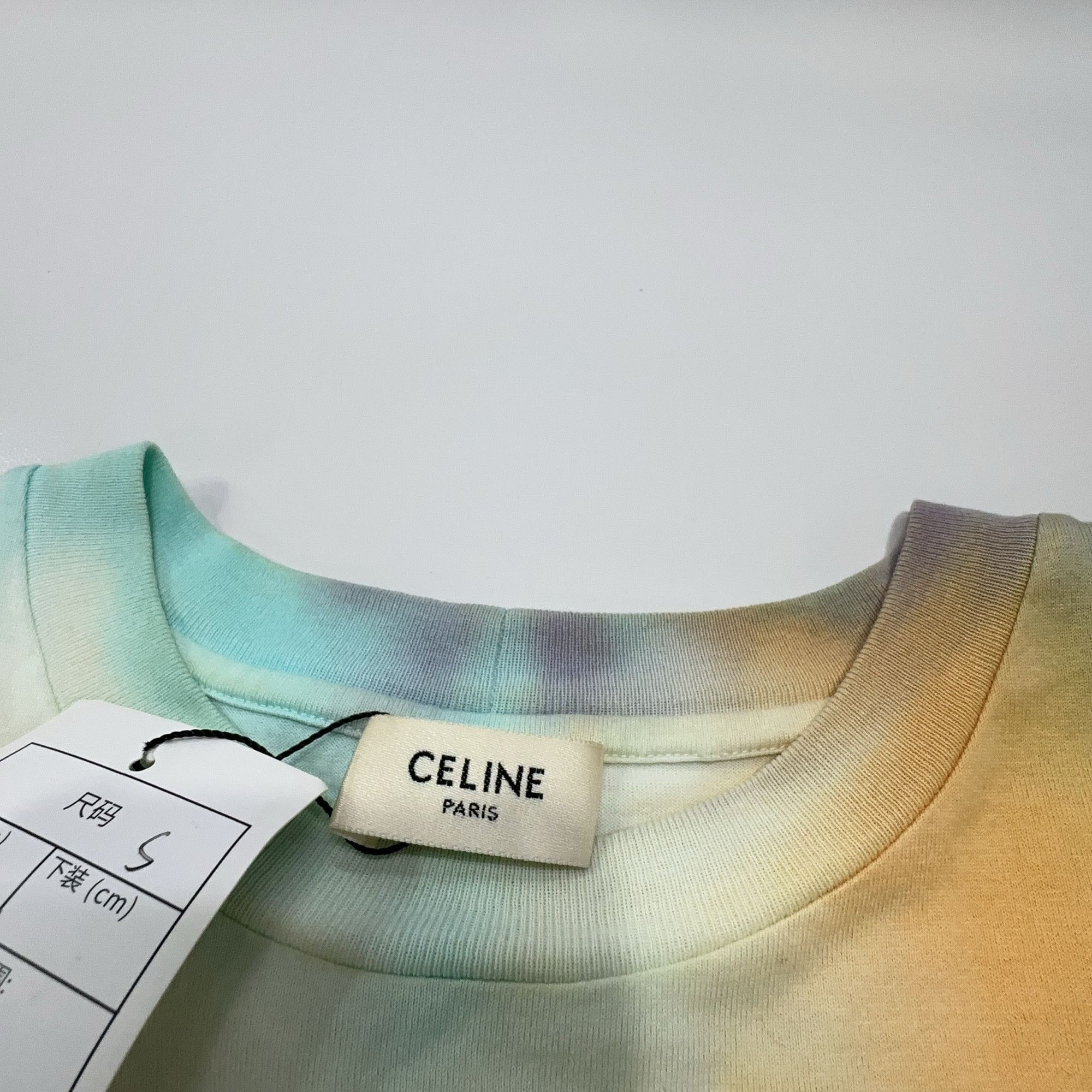 Celine Celine Studded Tie-Dye T-Shirt Size S Size US S / EU 44-46 / 1 - 3 Thumbnail