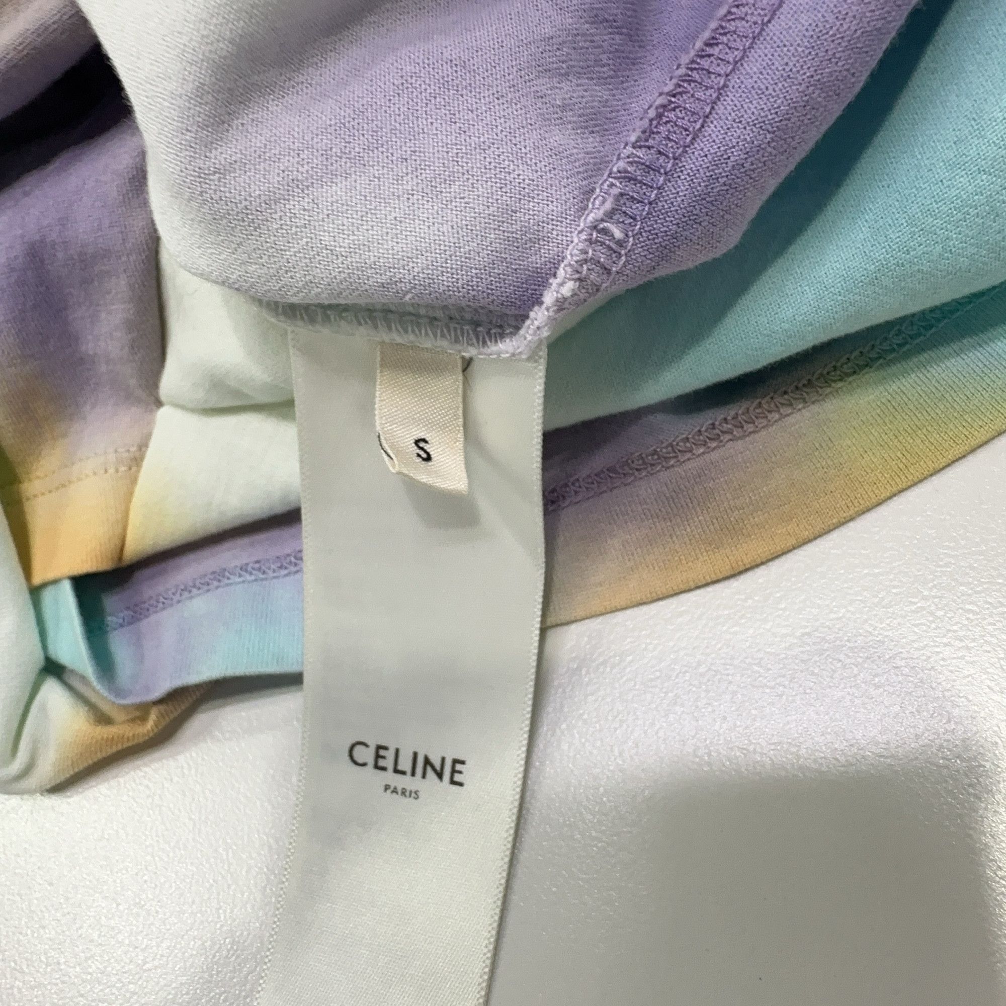 Celine Celine Studded Tie-Dye T-Shirt Size S Size US S / EU 44-46 / 1 - 4 Thumbnail