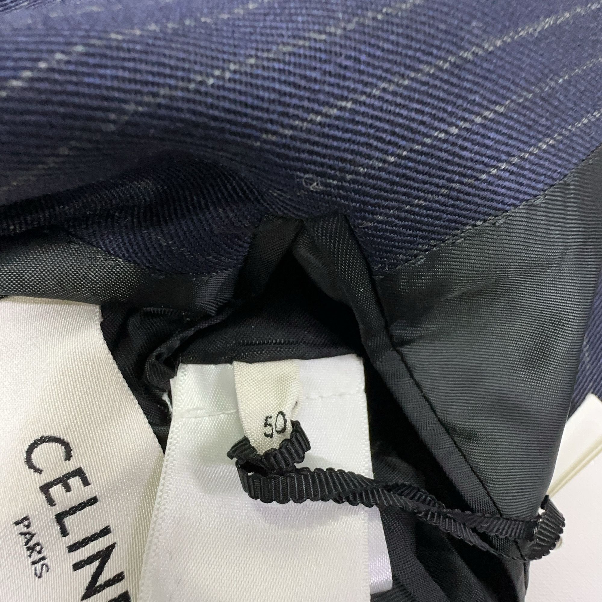 Celine Celine Pinstripe Double Breasted Blazer Size 50 Size 40R - 3 Thumbnail
