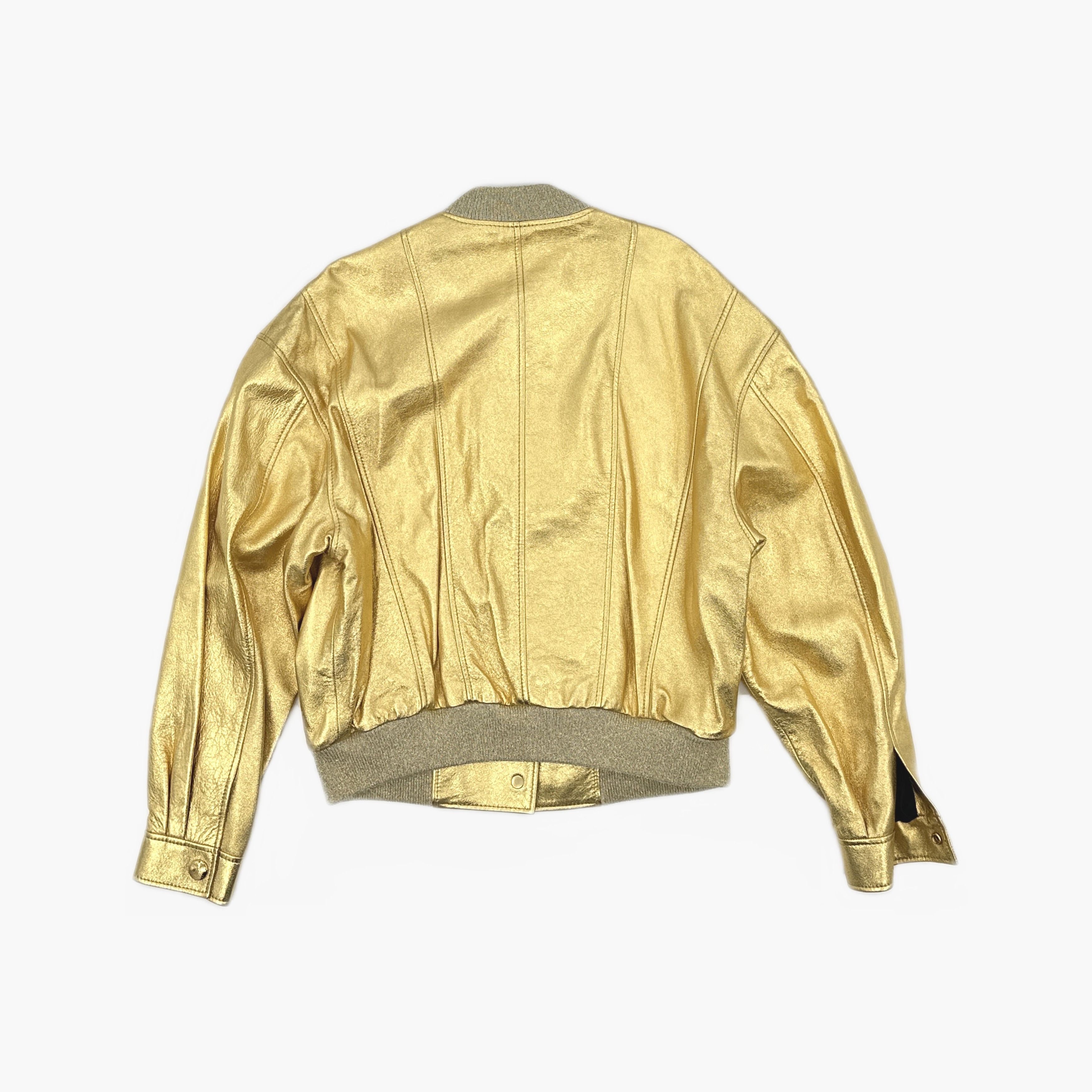 Celine Celine Triomphe Logo Lambskin Jacket Size 34 Size XS / US 0-2 / IT 36-38 - 2 Thumbnail