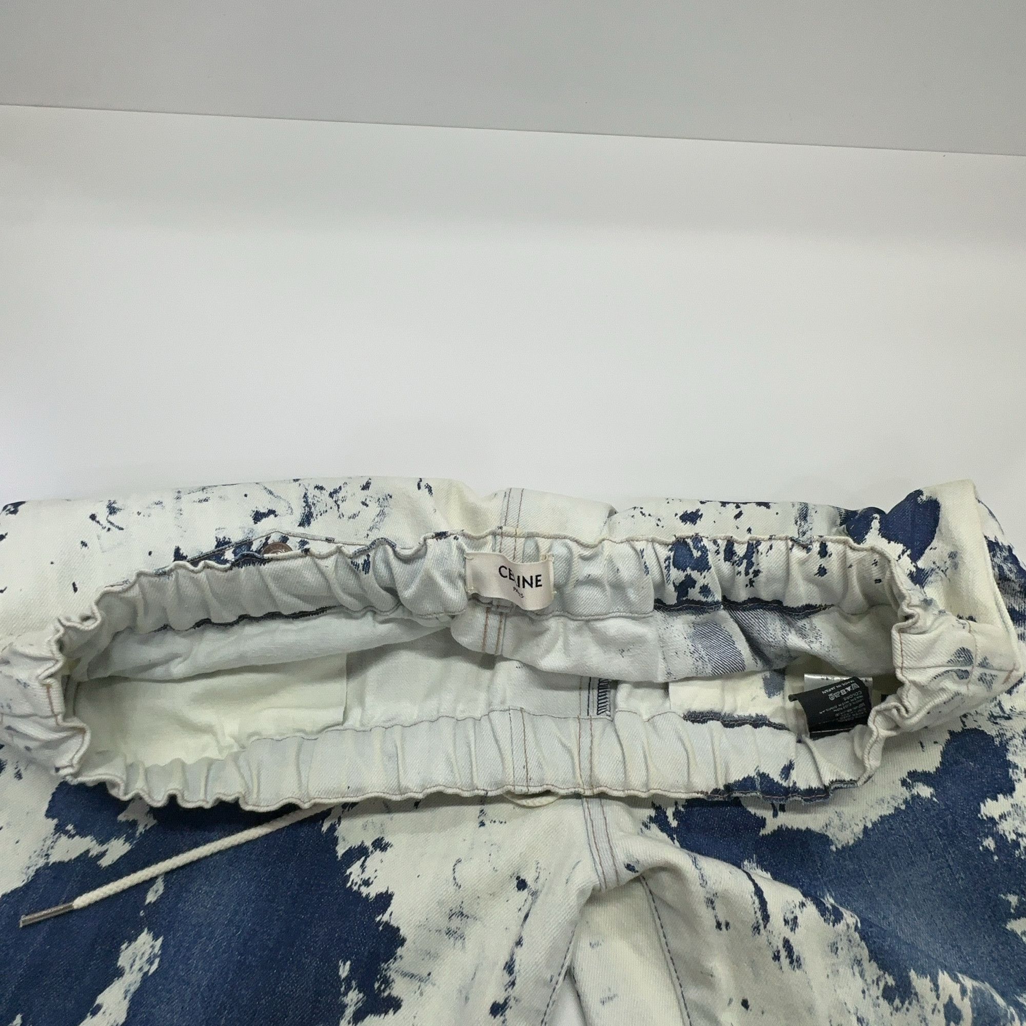 Celine CELINE Bleach Wash Denim Jogger Pants Size 30 Size US 30 / EU 46 - 6 Thumbnail