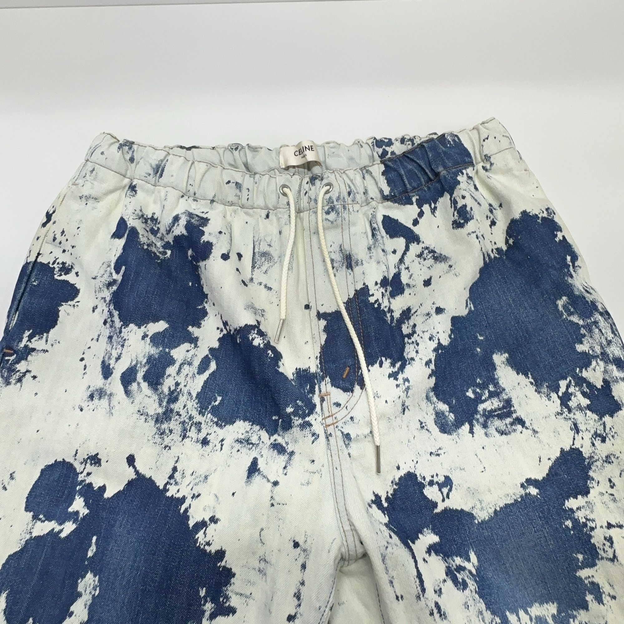 Celine CELINE Bleach Wash Denim Jogger Pants Size 30 Size US 30 / EU 46 - 7 Thumbnail
