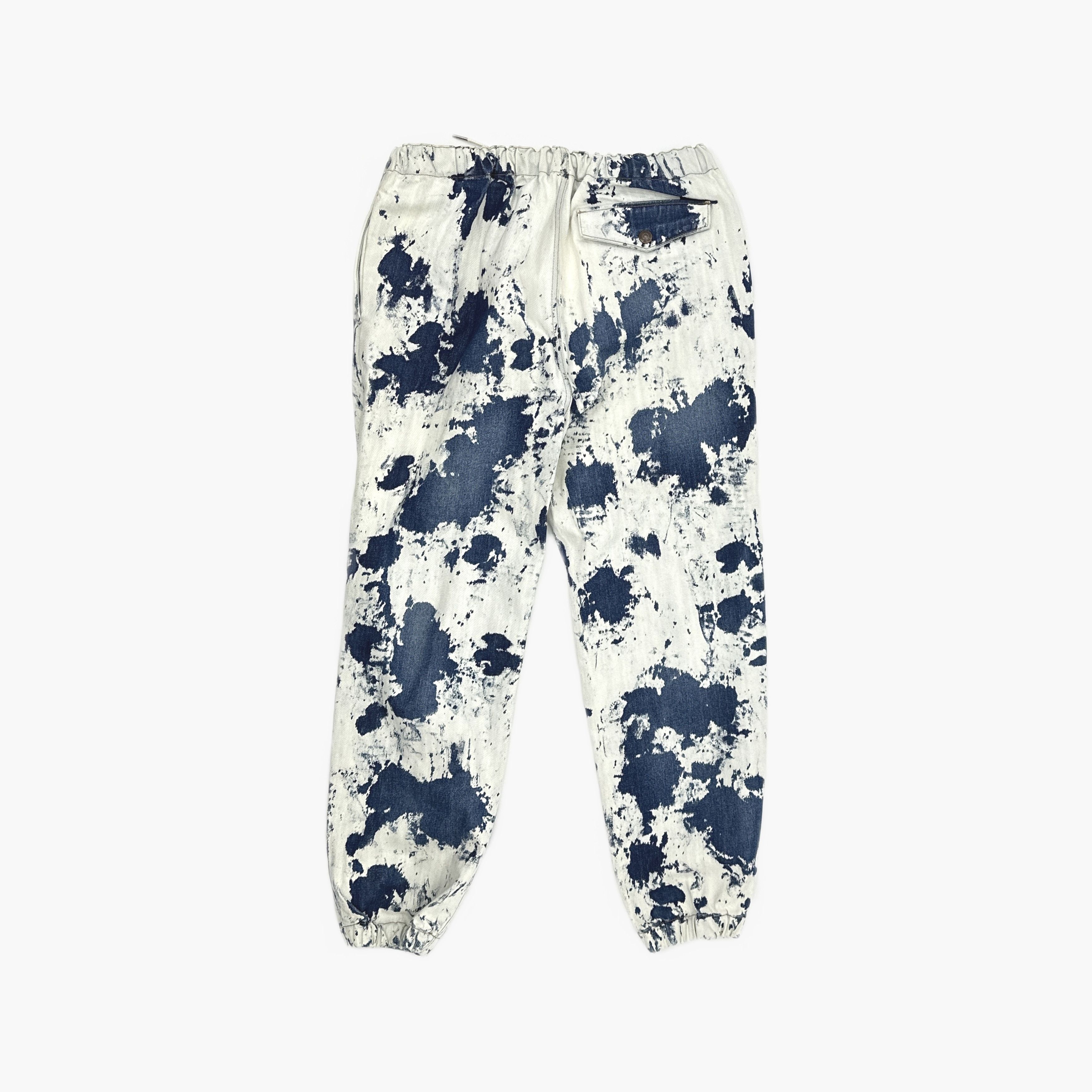 Celine CELINE Bleach Wash Denim Jogger Pants Size 30 Size US 30 / EU 46 - 2 Thumbnail