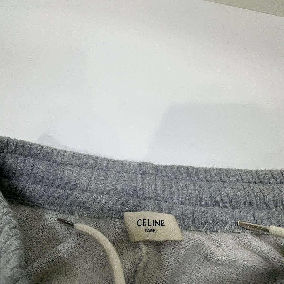 Celine Celine Logo Embroidered Sweatpants Gray Size S Size US 30 / EU 46 - 3 Thumbnail
