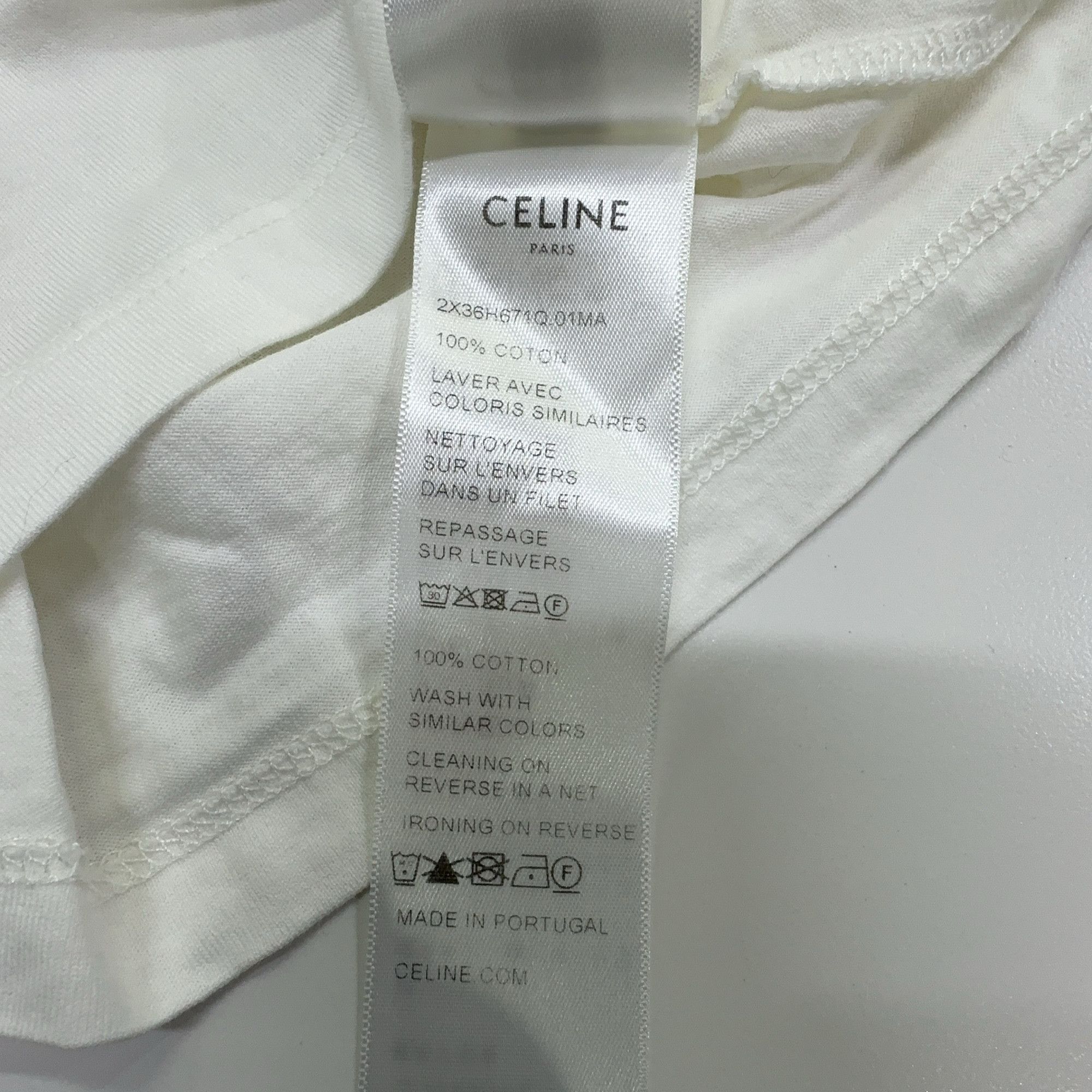 Celine Celine Logo Print T-Shirt Size XS Size XS / US 0-2 / IT 36-38 - 4 Thumbnail