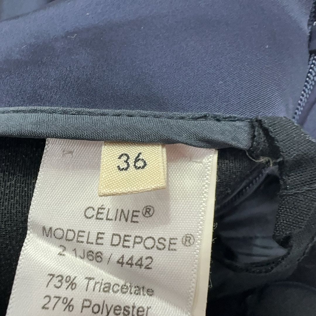 Celine Celine Navy Blue Shorts Size 36 Size 26" / US 2 / IT 38 - 4 Thumbnail