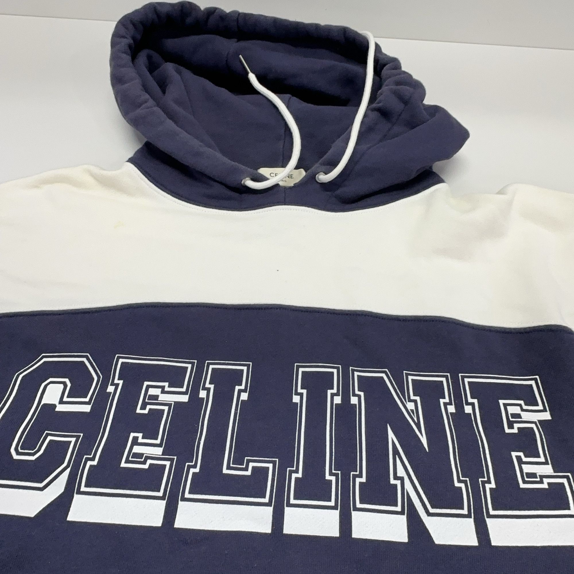 Celine Celine Colorblock Logo Hoodie Size XS Size XS / US 0-2 / IT 36-38 - 12 Thumbnail