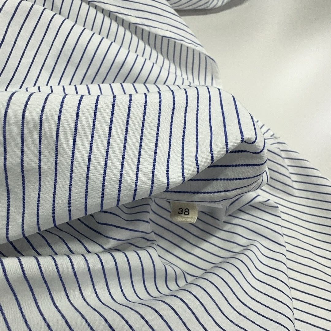 Celine Celine Striped Button Up Shirt 38 Size S / US 4 / IT 40 - 4 Thumbnail