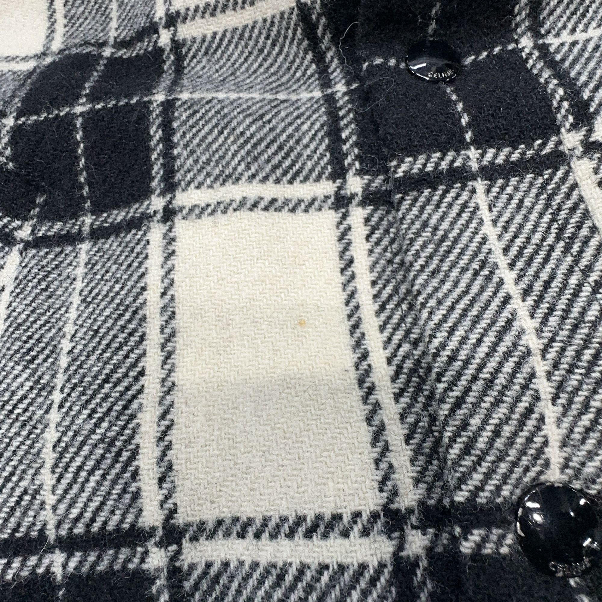 Celine CELINE Plaid Wool Hooded Jacket Size L Size US L / EU 52-54 / 3 - 8 Thumbnail