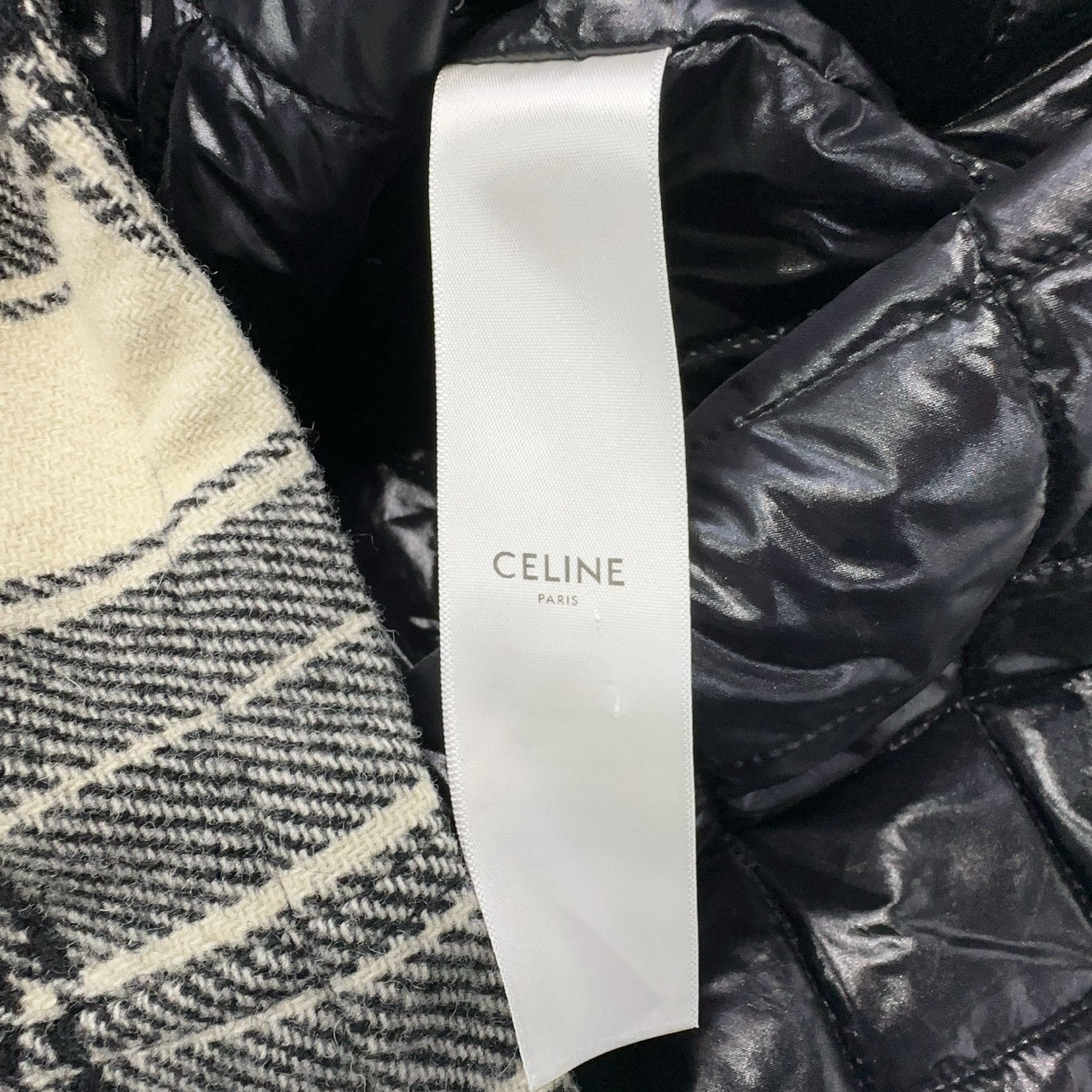 Celine CELINE Plaid Wool Hooded Jacket Size L Size US L / EU 52-54 / 3 - 4 Thumbnail