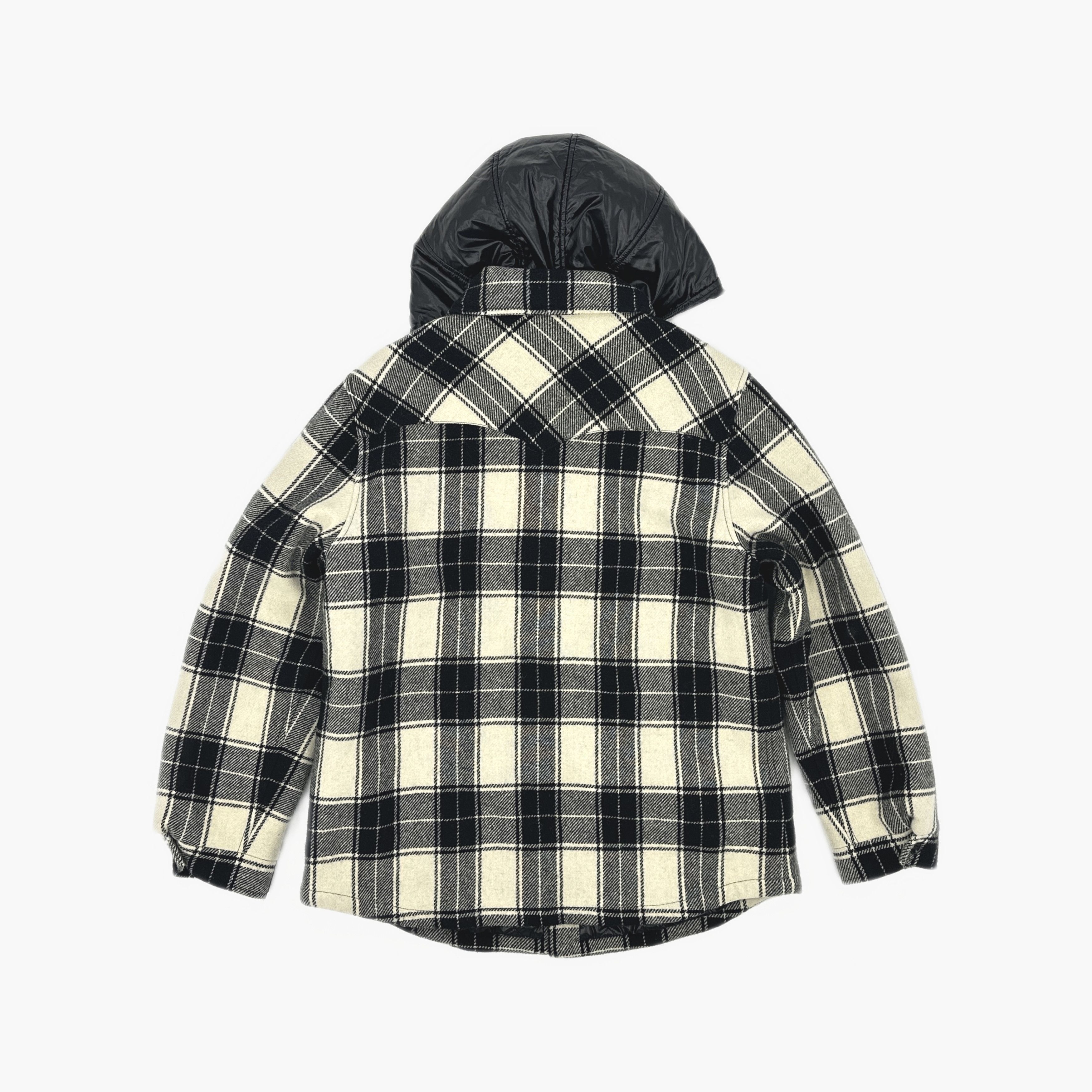 Celine CELINE Plaid Wool Hooded Jacket Size L Size US L / EU 52-54 / 3 - 2 Thumbnail