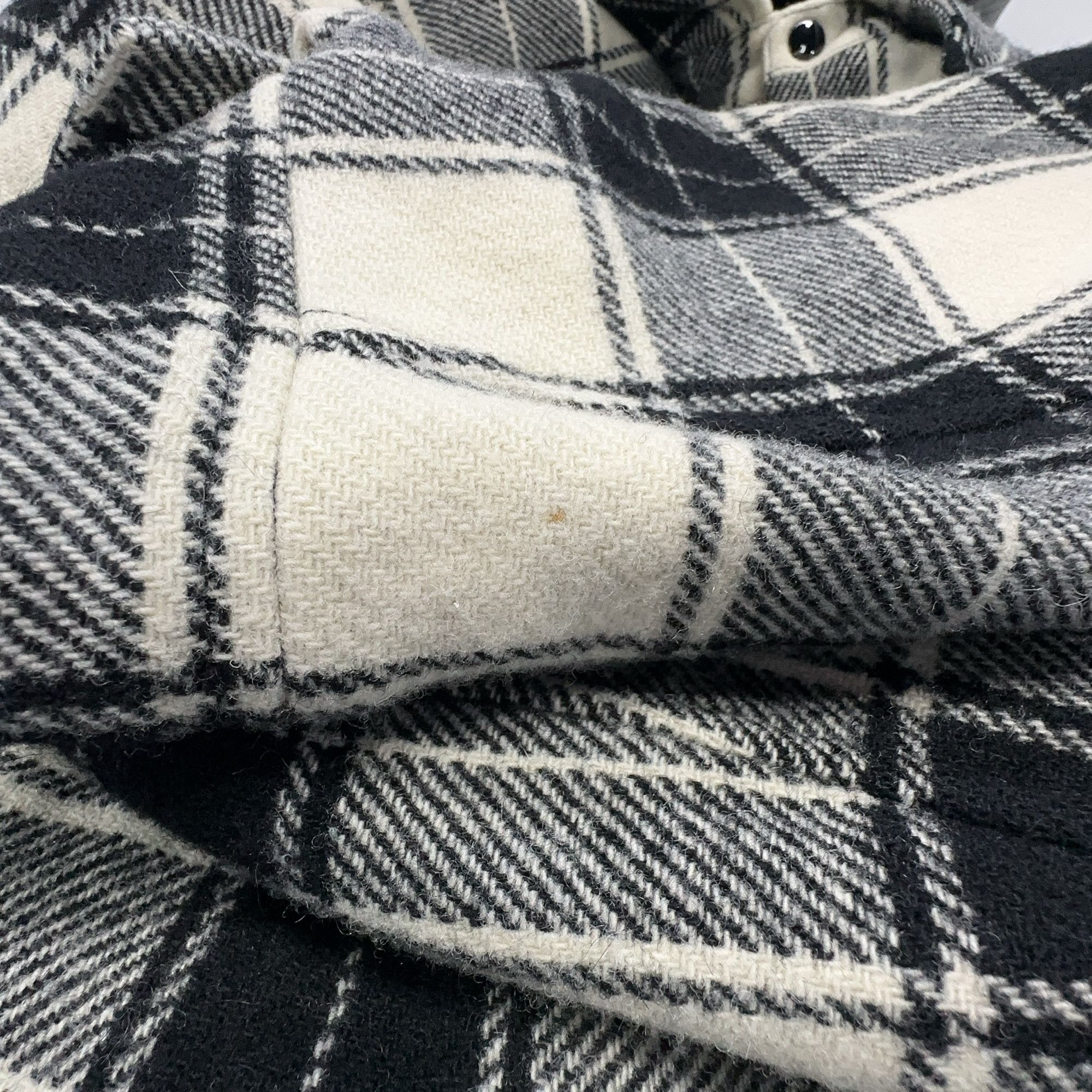 Celine CELINE Plaid Wool Hooded Jacket Size L Size US L / EU 52-54 / 3 - 10 Thumbnail