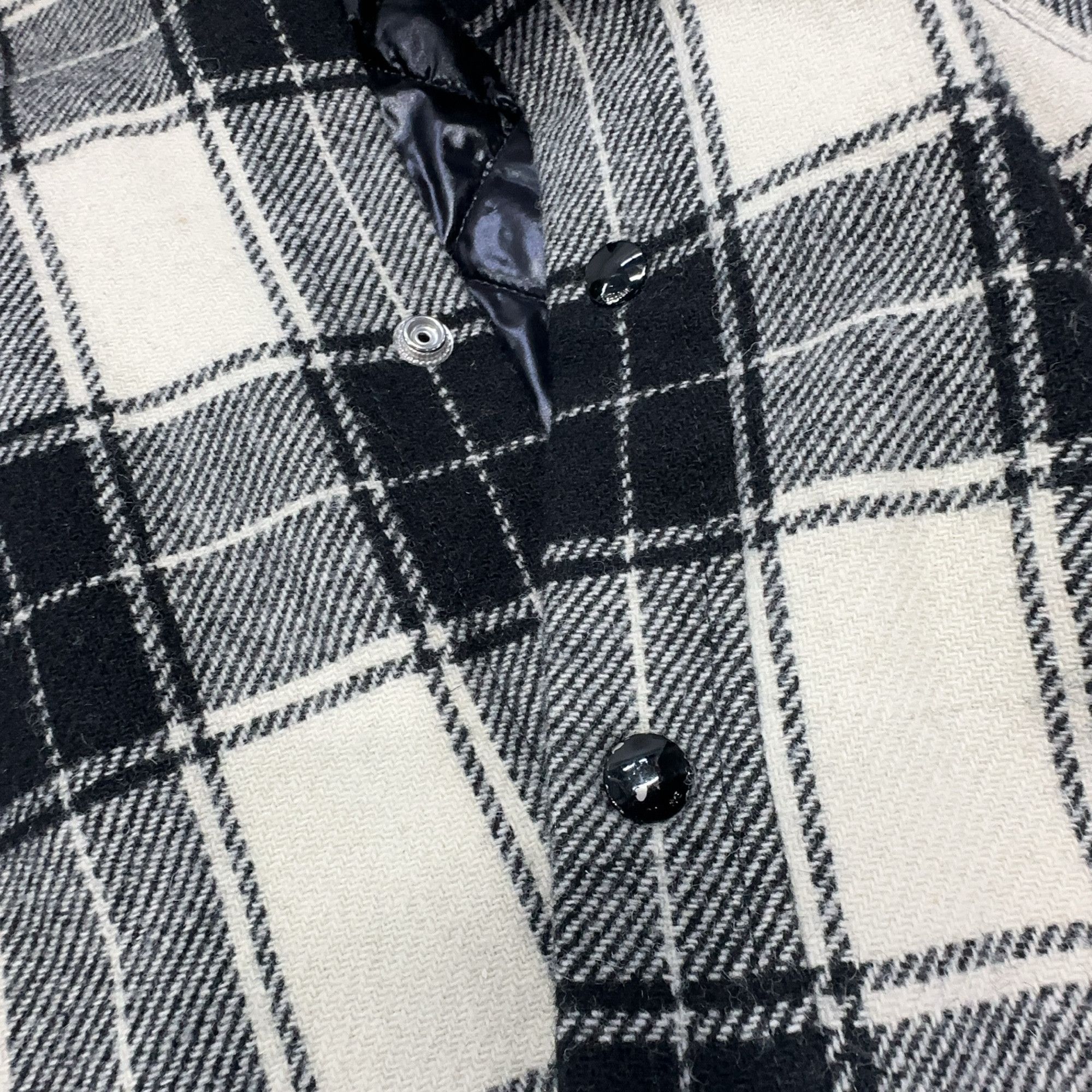 Celine CELINE Plaid Wool Hooded Jacket Size L Size US L / EU 52-54 / 3 - 9 Thumbnail