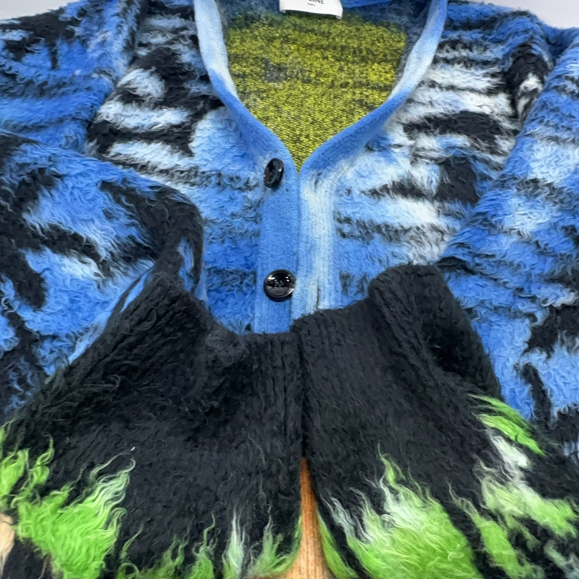 Celine Celine Sunset Palm Pattern Cardigan Size M Size US M / EU 48-50 / 2 - 9 Thumbnail