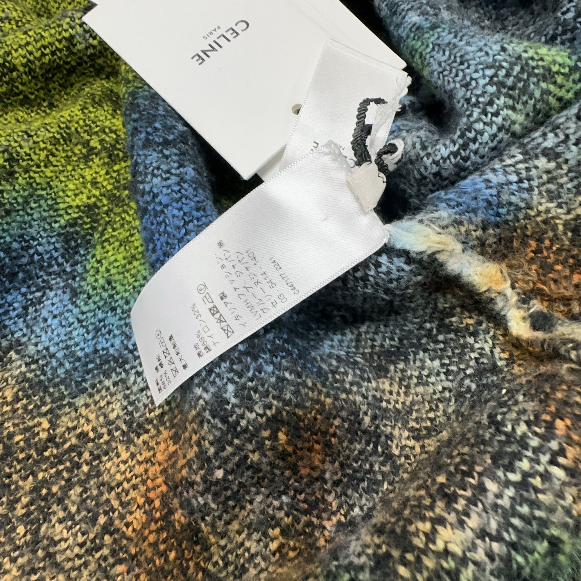 Celine Celine Sunset Palm Pattern Cardigan Size M Size US M / EU 48-50 / 2 - 7 Thumbnail