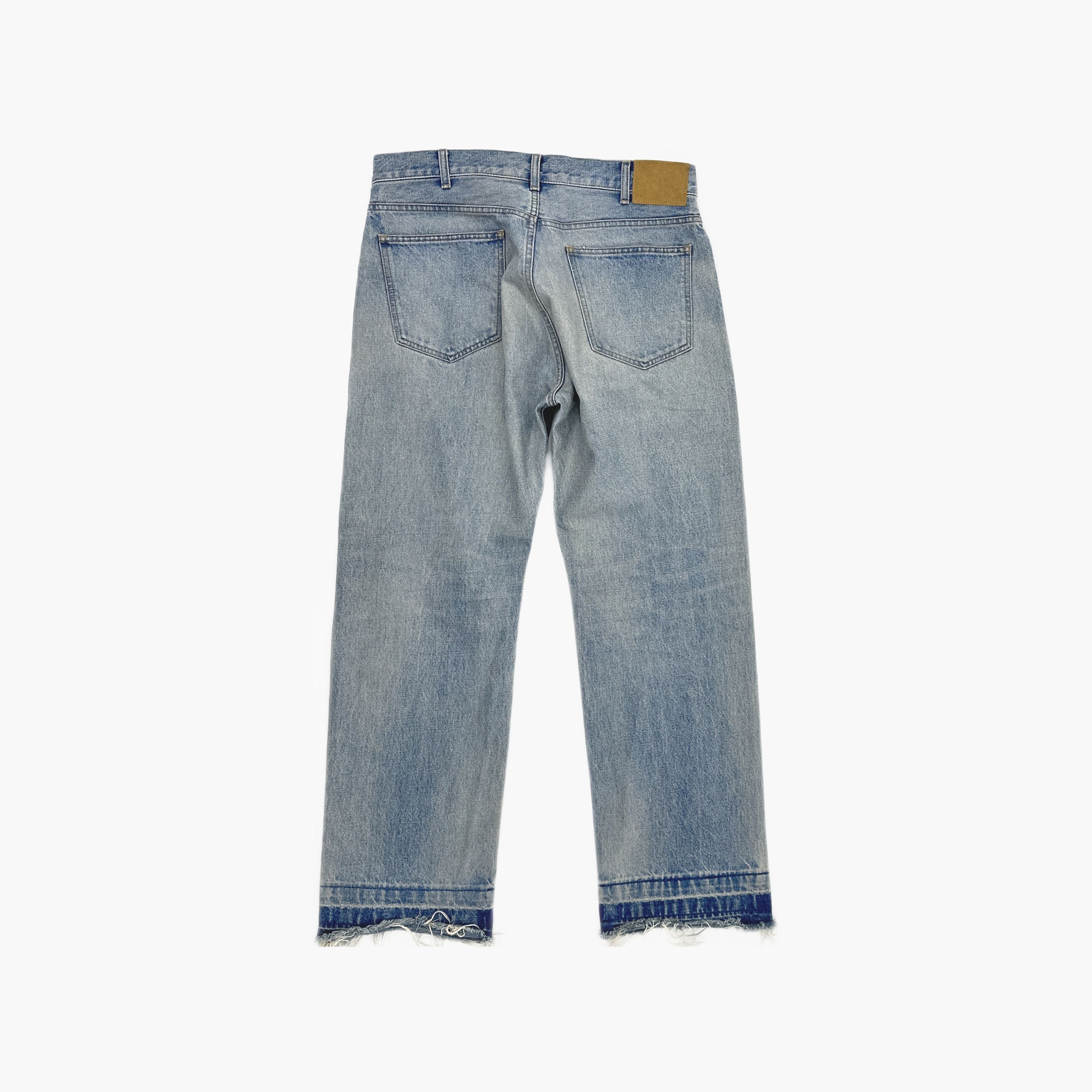 Celine Celine Distressed Raw Hem Jeans Size 32 Size US 32 / EU 48 - 2 Thumbnail