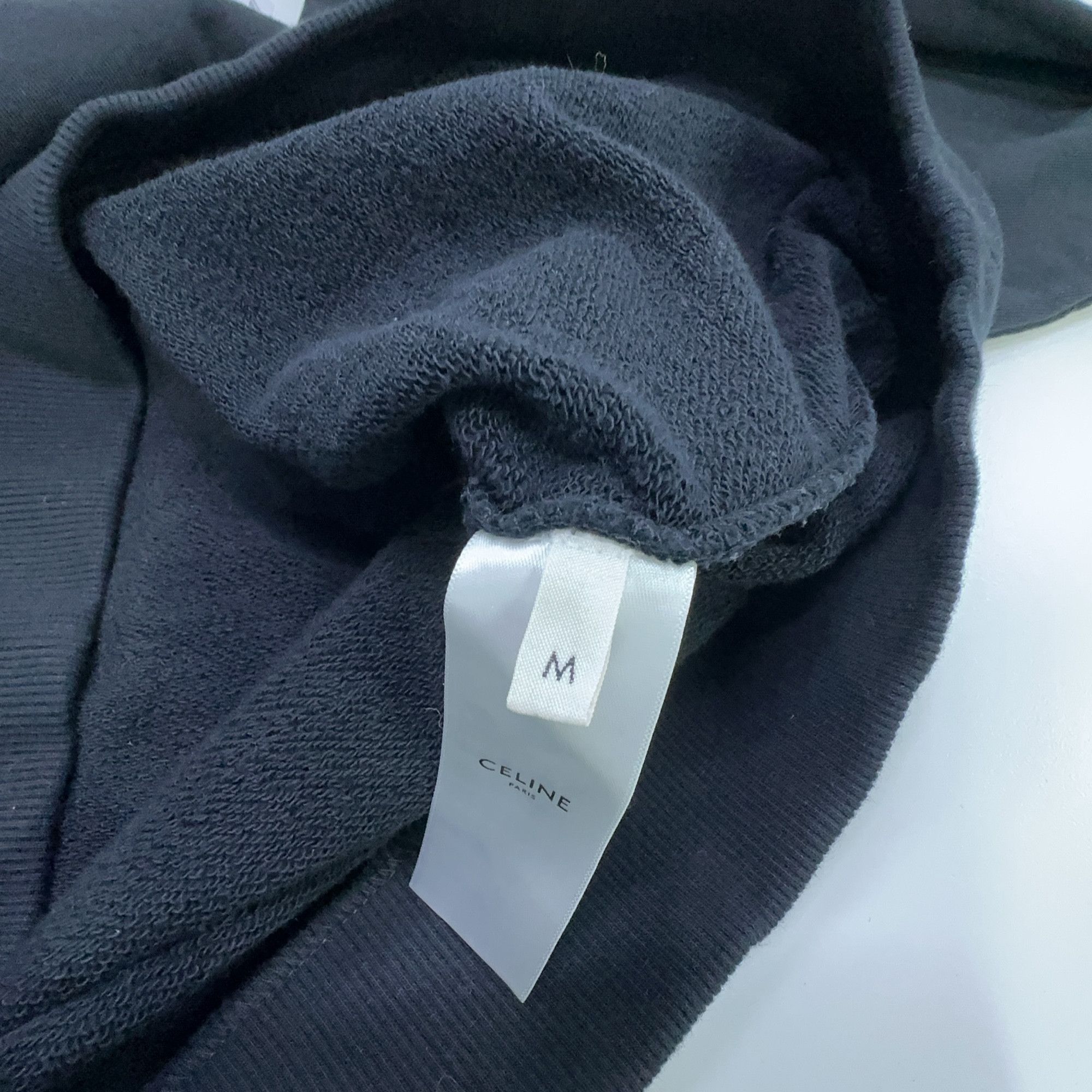 Celine Celine Rhinestone Logo Hoodie Size M Size US M / EU 48-50 / 2 - 3 Thumbnail