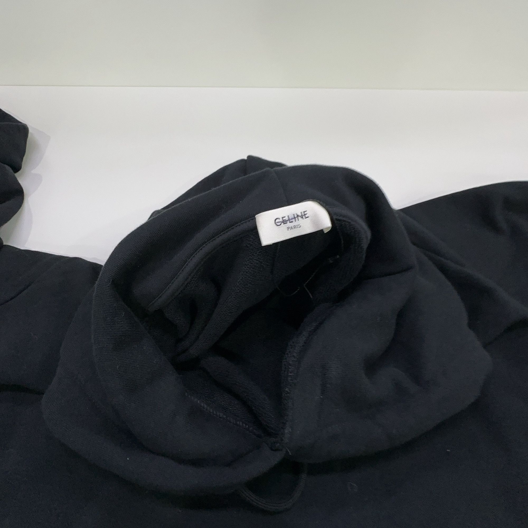 Celine Celine Rhinestone Logo Hoodie Size M Size US M / EU 48-50 / 2 - 7 Thumbnail
