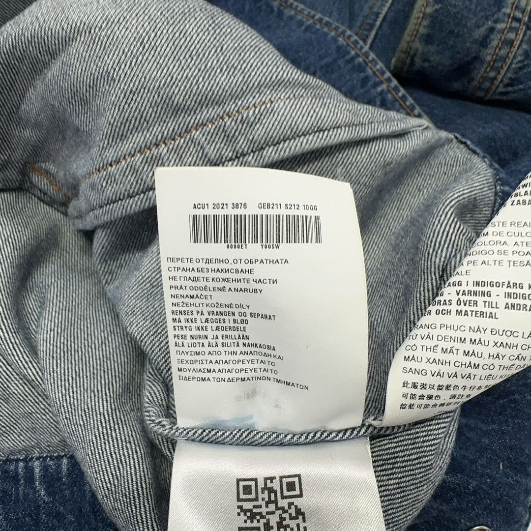 Prada Prada Triangle Logo Zip Denim Jacket Size L Size US L / EU 52-54 / 3 - 5 Thumbnail