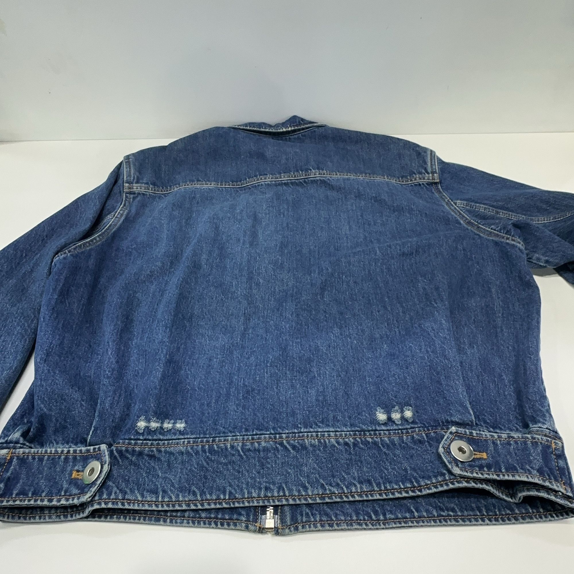 Prada Prada Triangle Logo Zip Denim Jacket Size L Size US L / EU 52-54 / 3 - 11 Thumbnail