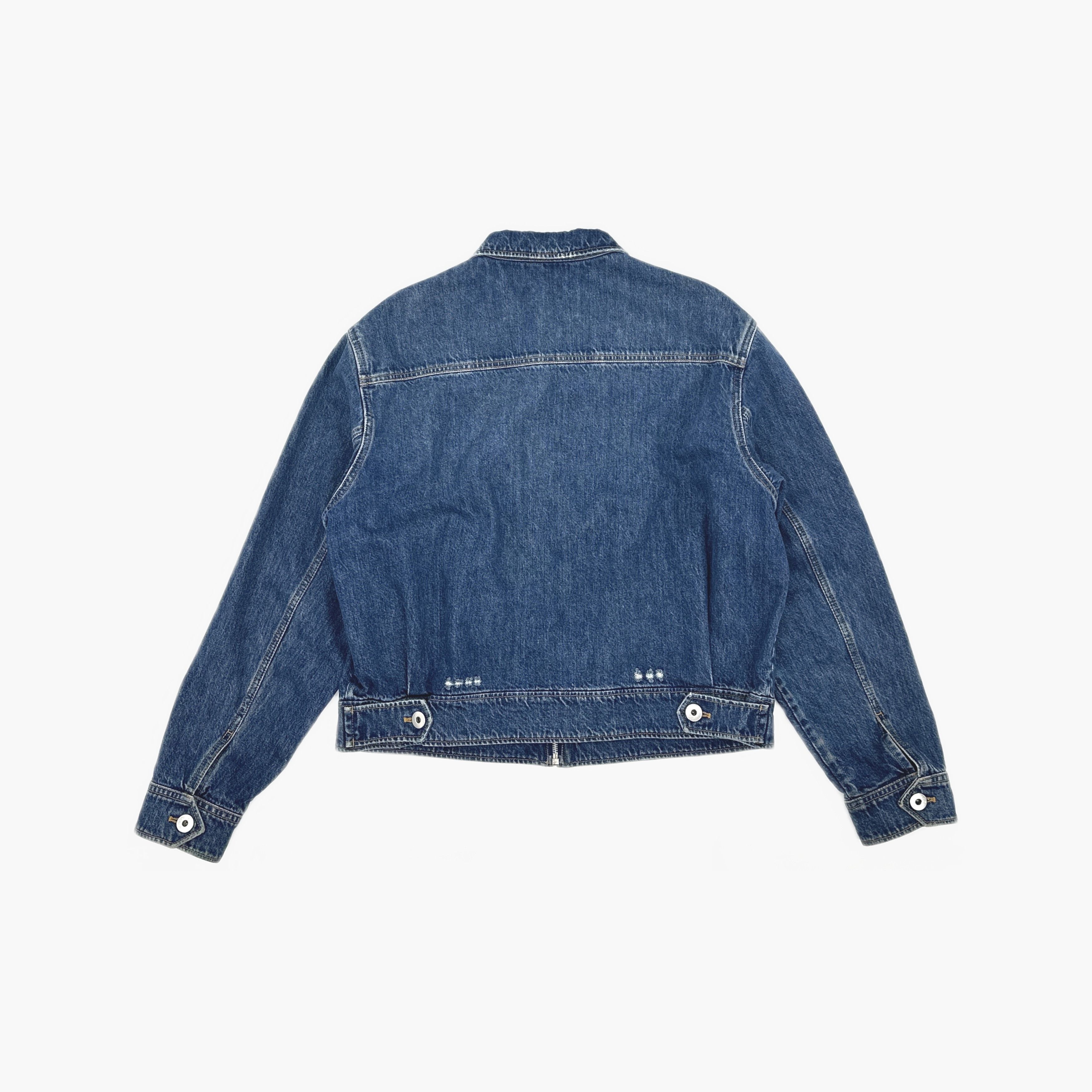 Prada Prada Triangle Logo Zip Denim Jacket Size L Size US L / EU 52-54 / 3 - 2 Thumbnail