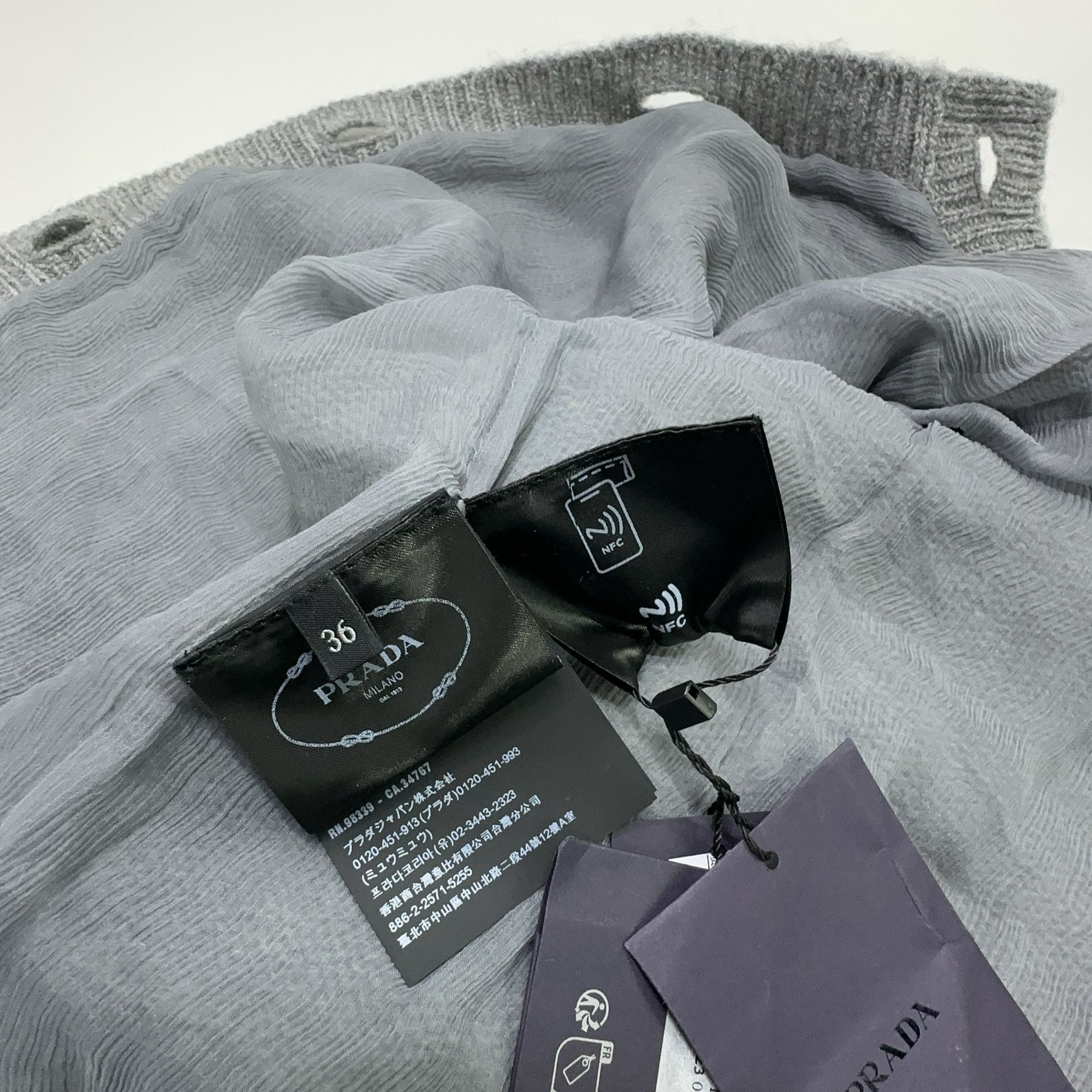 Prada Prada Cashmere Cardigan Size 36 Size XS / US 0-2 / IT 36-38 - 4 Thumbnail