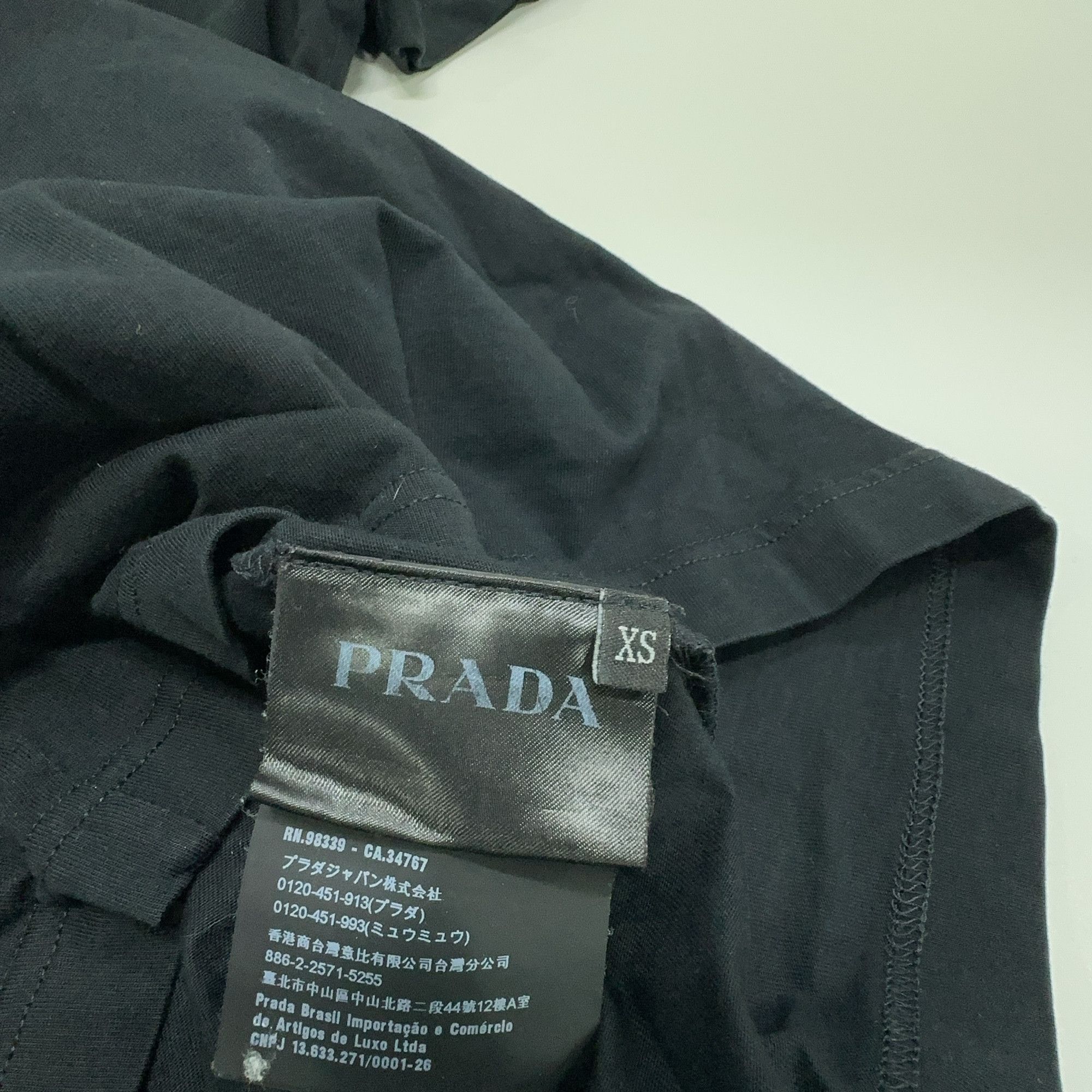 Prada Prada Logo Print T-Shirt Size XS Size US XS / EU 42 / 0 - 4 Thumbnail