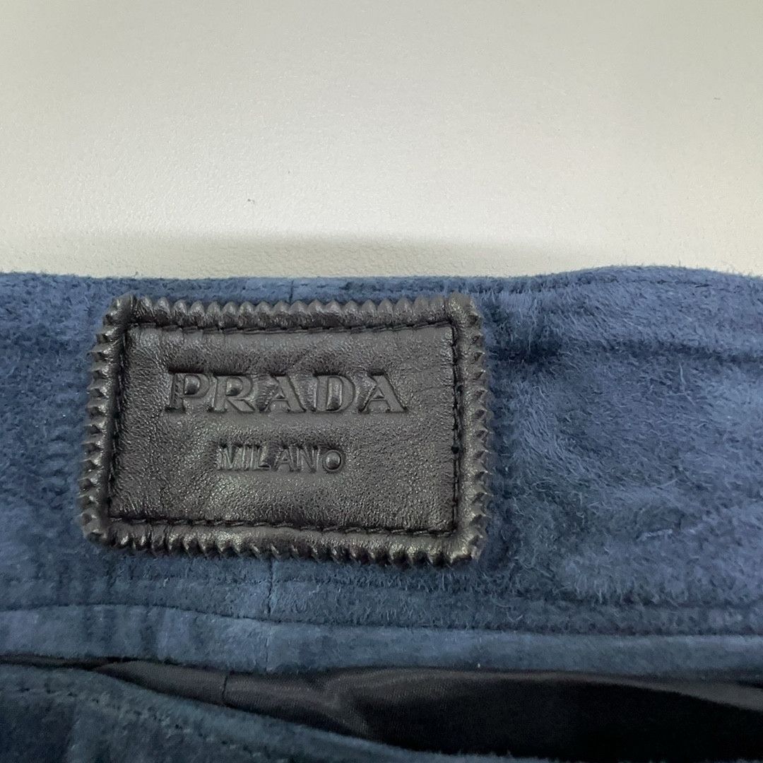 Prada Prada Suede Leather Pants Size 54 Size US 38 / EU 54 - 3 Thumbnail