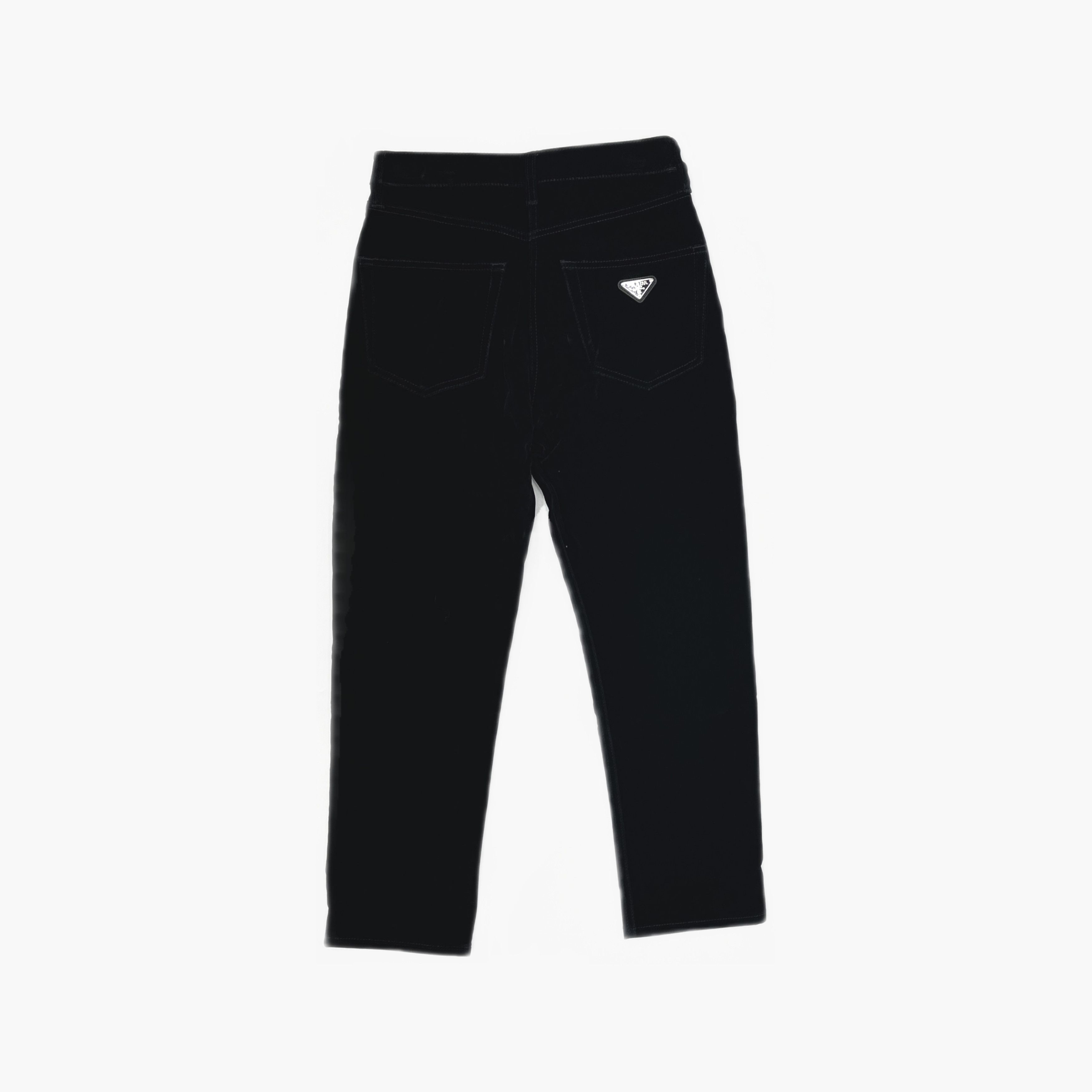 Prada Prada Logo Velvet Jeans Size 26 Size 26" / US 2 / IT 38 - 2 Thumbnail