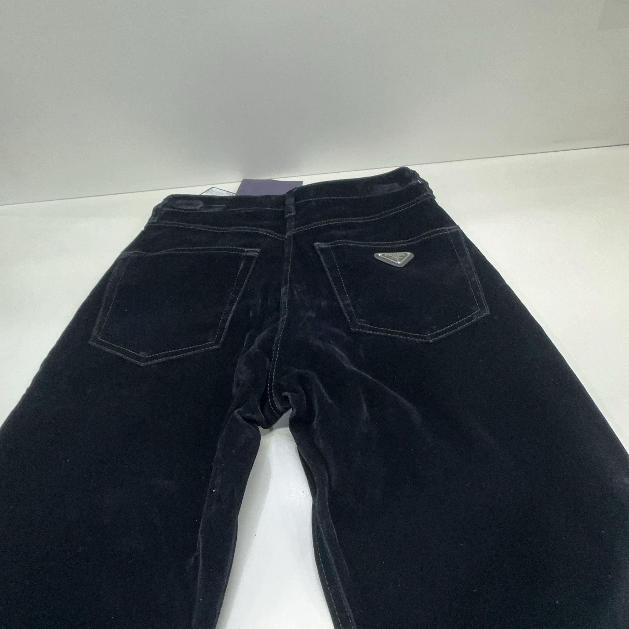 Prada Prada Logo Velvet Jeans Size 26 Size 26" / US 2 / IT 38 - 13 Thumbnail