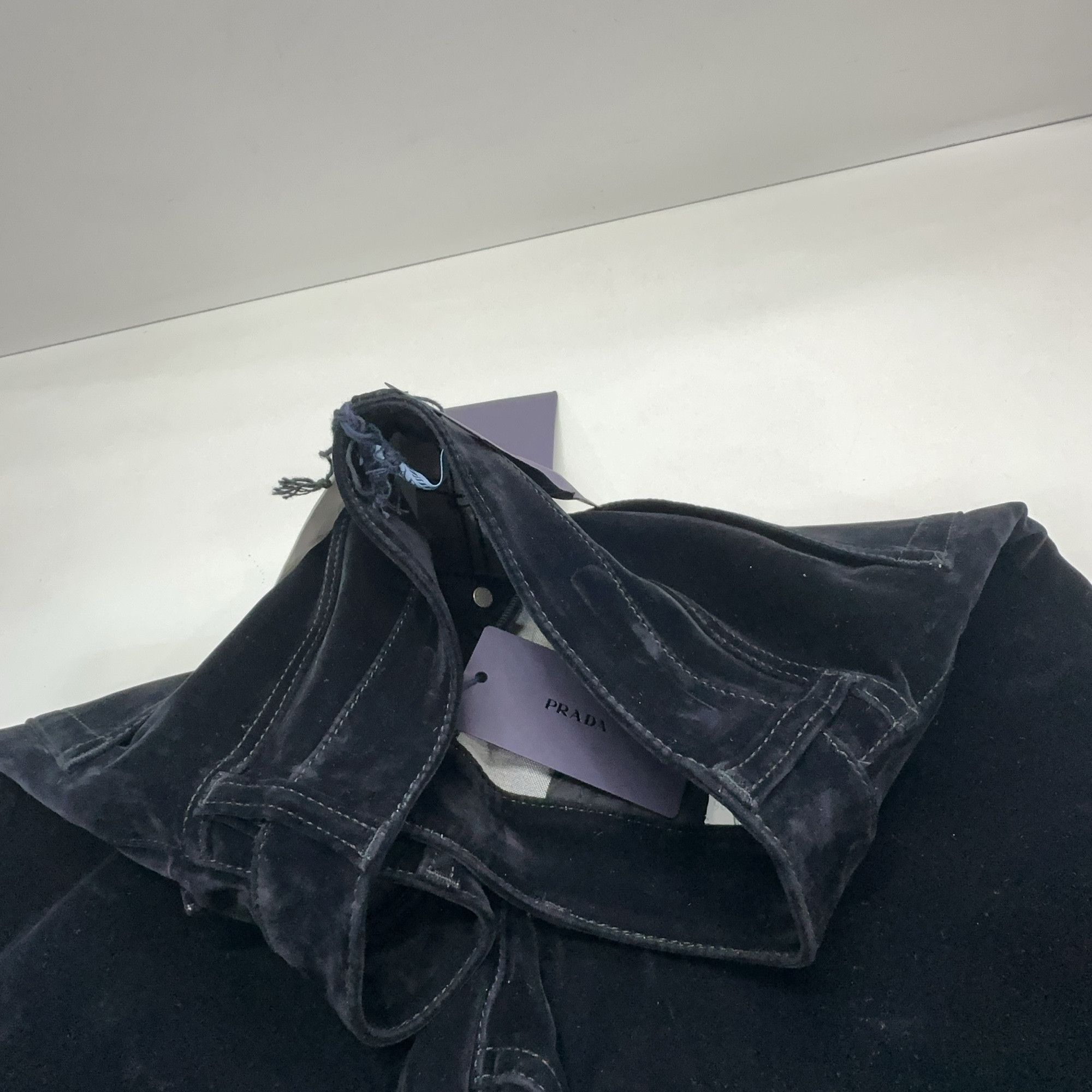 Prada Prada Logo Velvet Jeans Size 26 Size 26" / US 2 / IT 38 - 10 Thumbnail