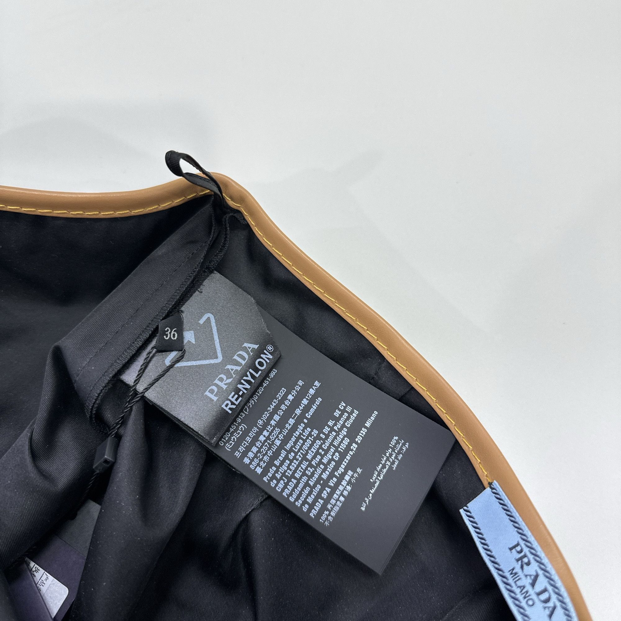 Prada Prada Re-Nylon Logo Skirt Size 36 Size 25" / US 0 / IT 36 - 4 Thumbnail
