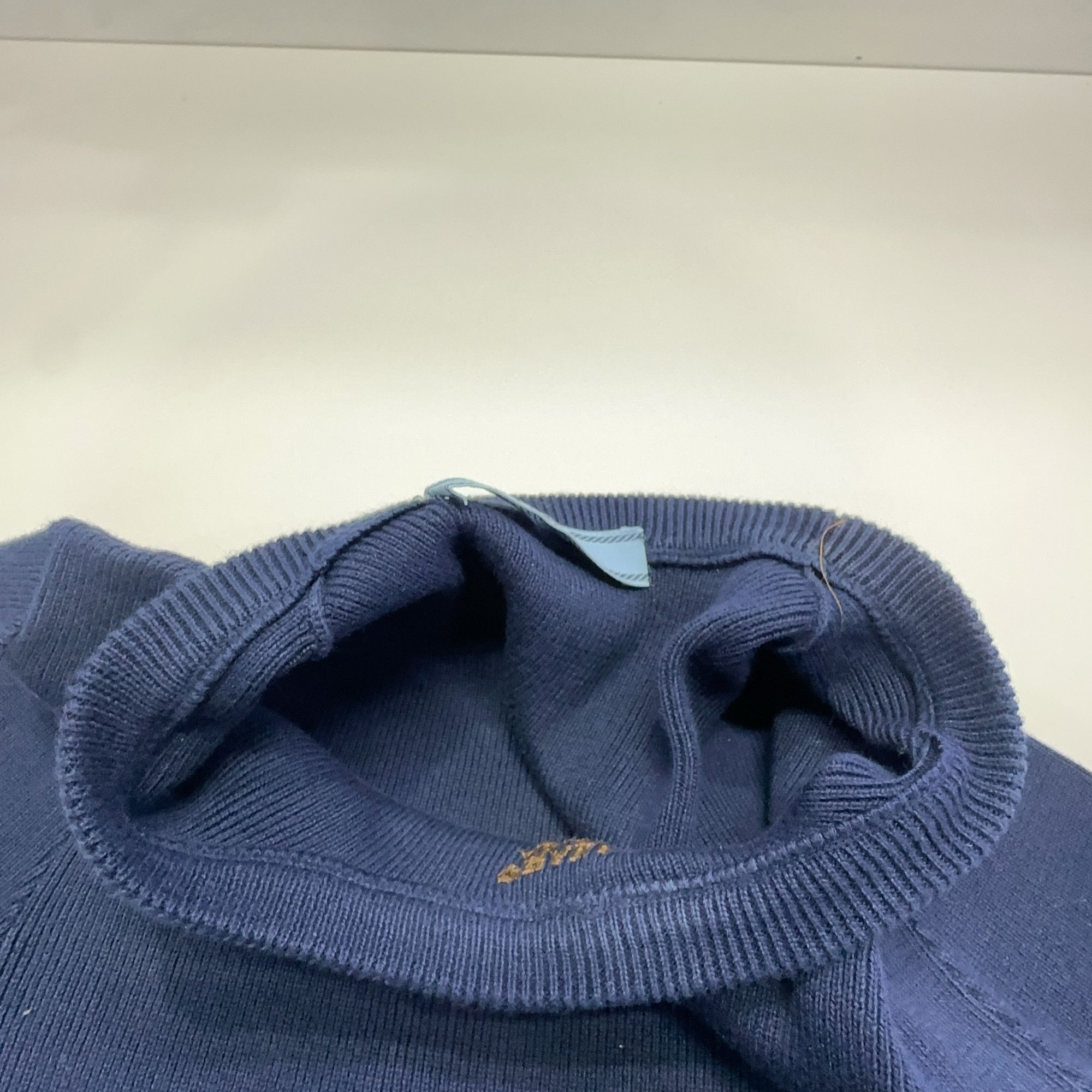 Prada Prada Embroidered Logo Sweater Size 36 Size XS / US 0-2 / IT 36-38 - 7 Thumbnail