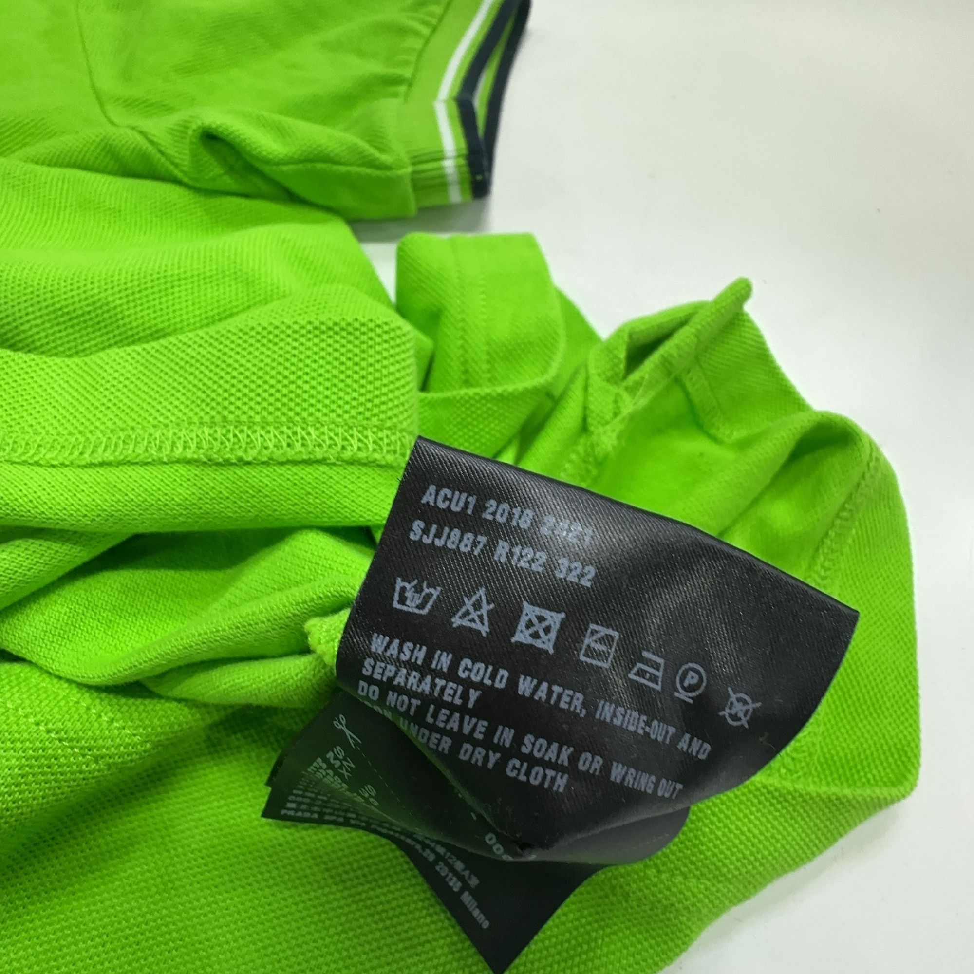 Prada Prada Green Logo Tab Polo Shirt Size S Size US S / EU 44-46 / 1 - 5 Thumbnail