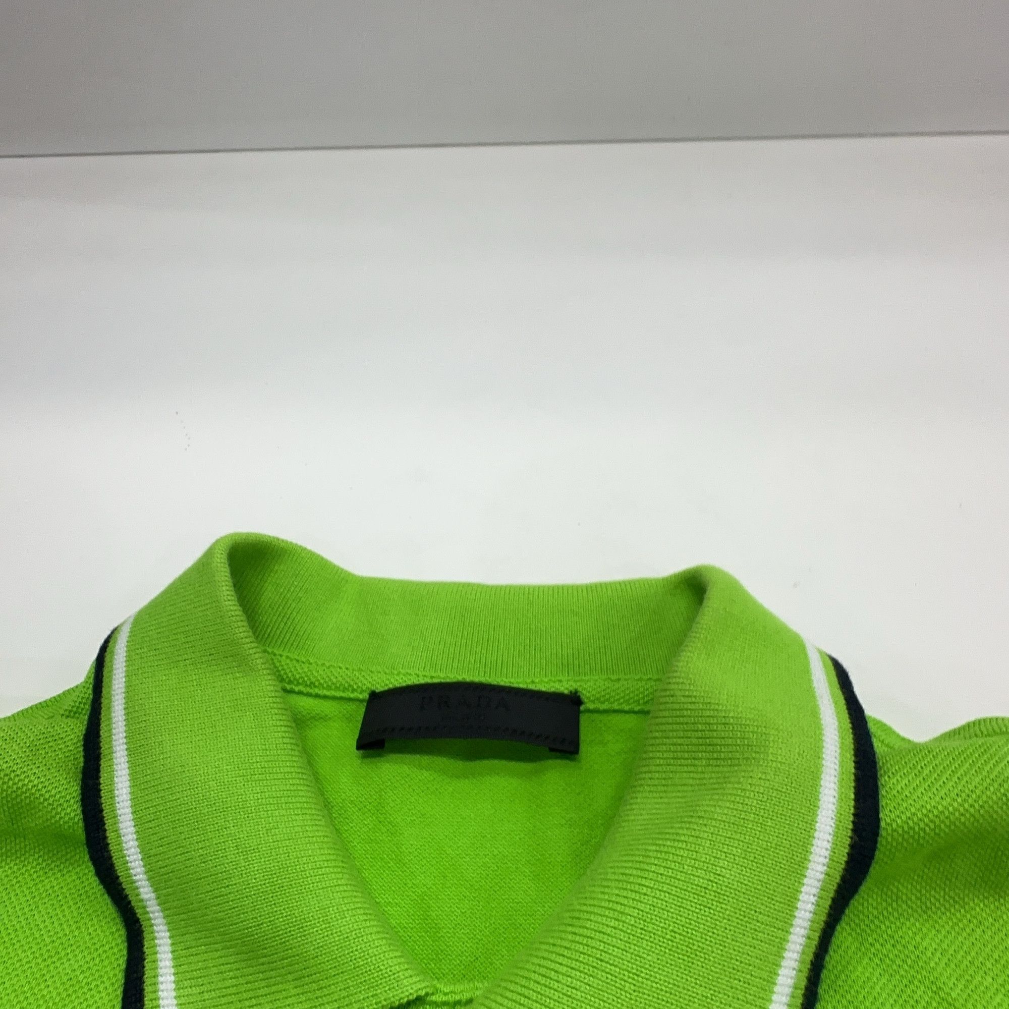 Prada Prada Green Logo Tab Polo Shirt Size S Size US S / EU 44-46 / 1 - 3 Thumbnail