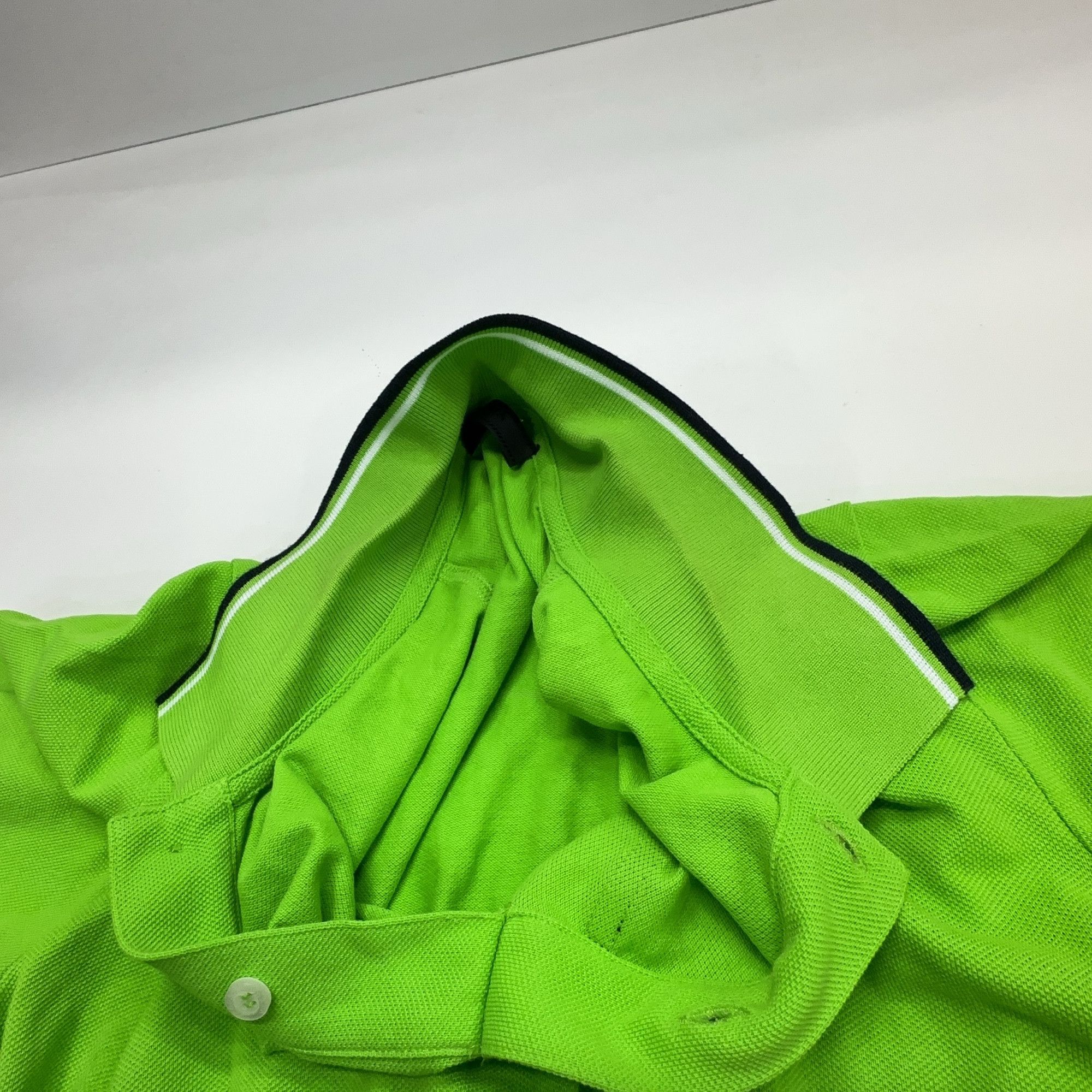 Prada Prada Green Logo Tab Polo Shirt Size S Size US S / EU 44-46 / 1 - 8 Thumbnail