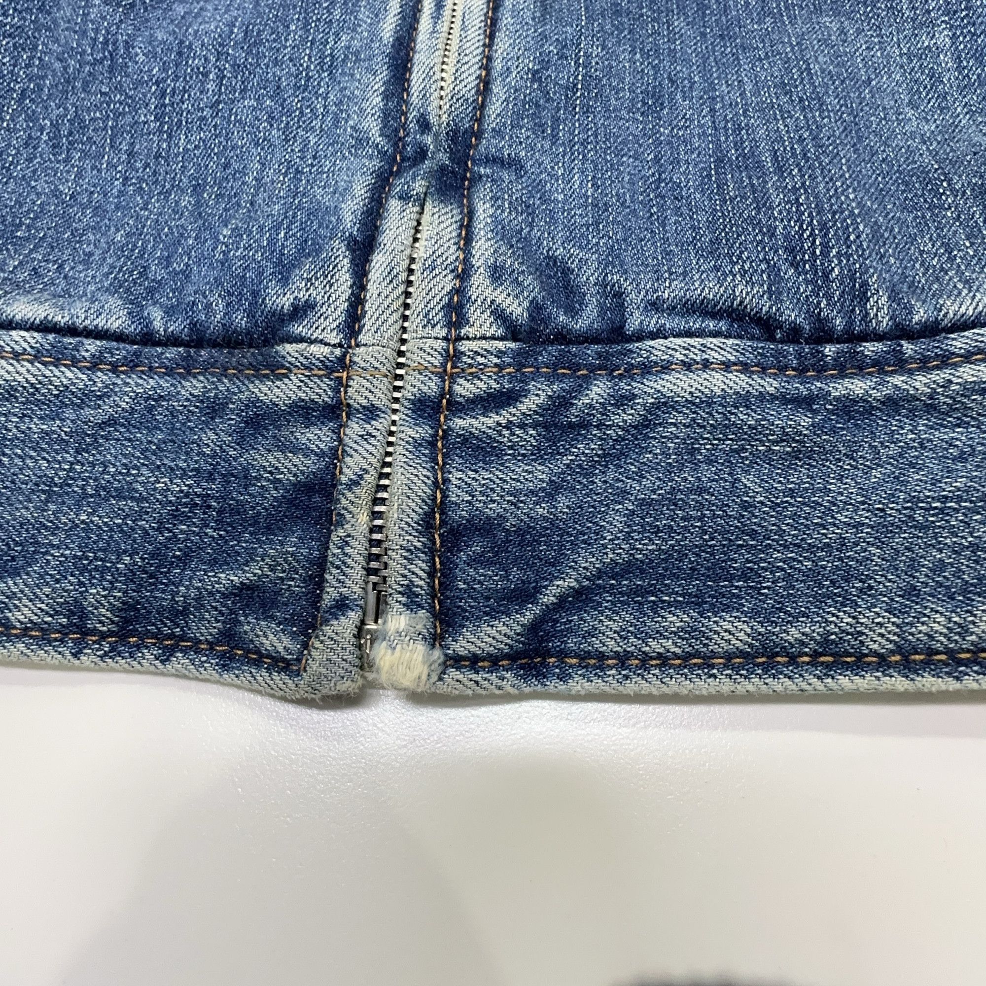 Prada Prada Logo Patch Zip Denim Jacket Size 38 Size XS / US 0-2 / IT 36-38 - 6 Thumbnail