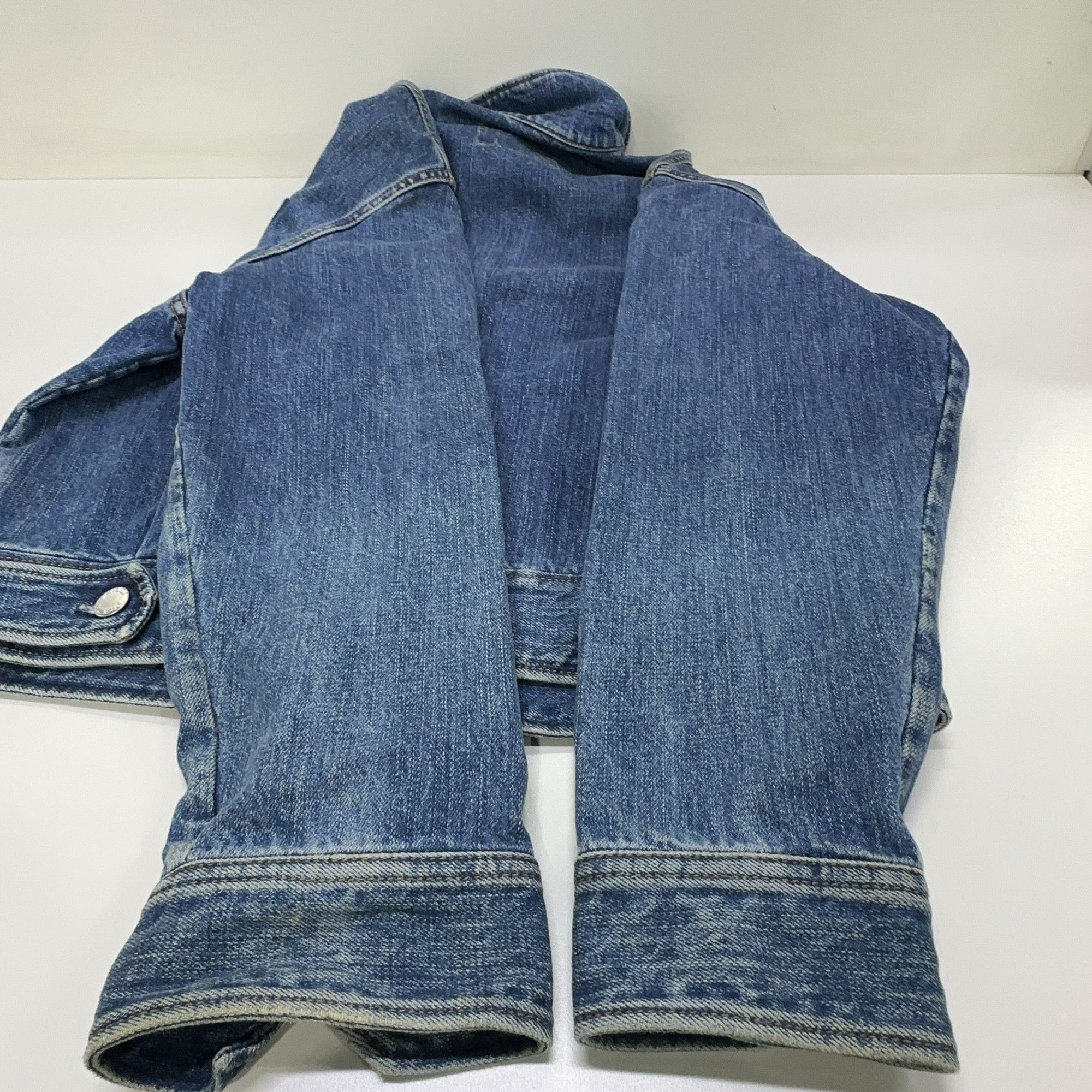 Prada Prada Logo Patch Zip Denim Jacket Size 38 Size XS / US 0-2 / IT 36-38 - 14 Thumbnail