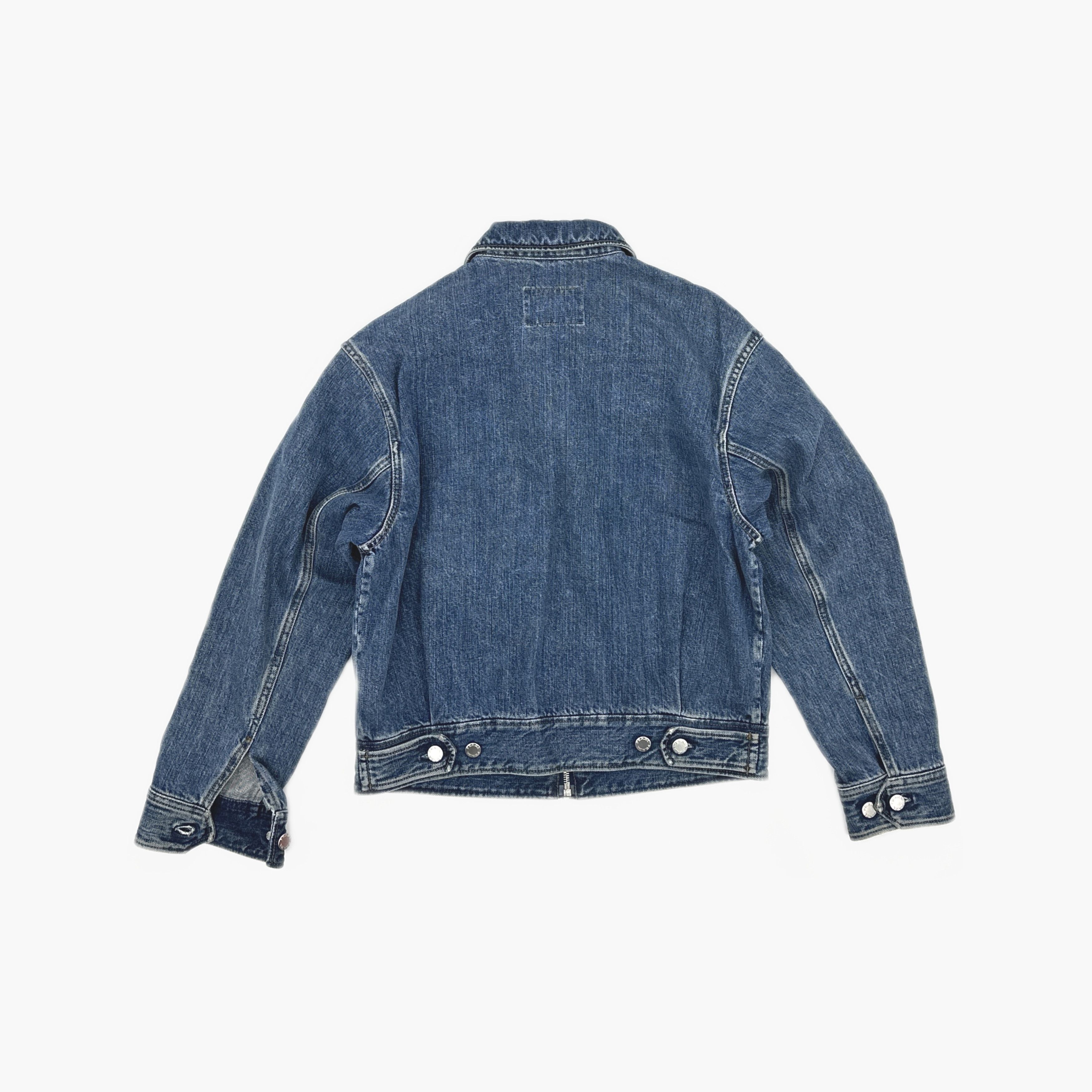 Prada Prada Logo Patch Zip Denim Jacket Size 38 Size XS / US 0-2 / IT 36-38 - 2 Thumbnail