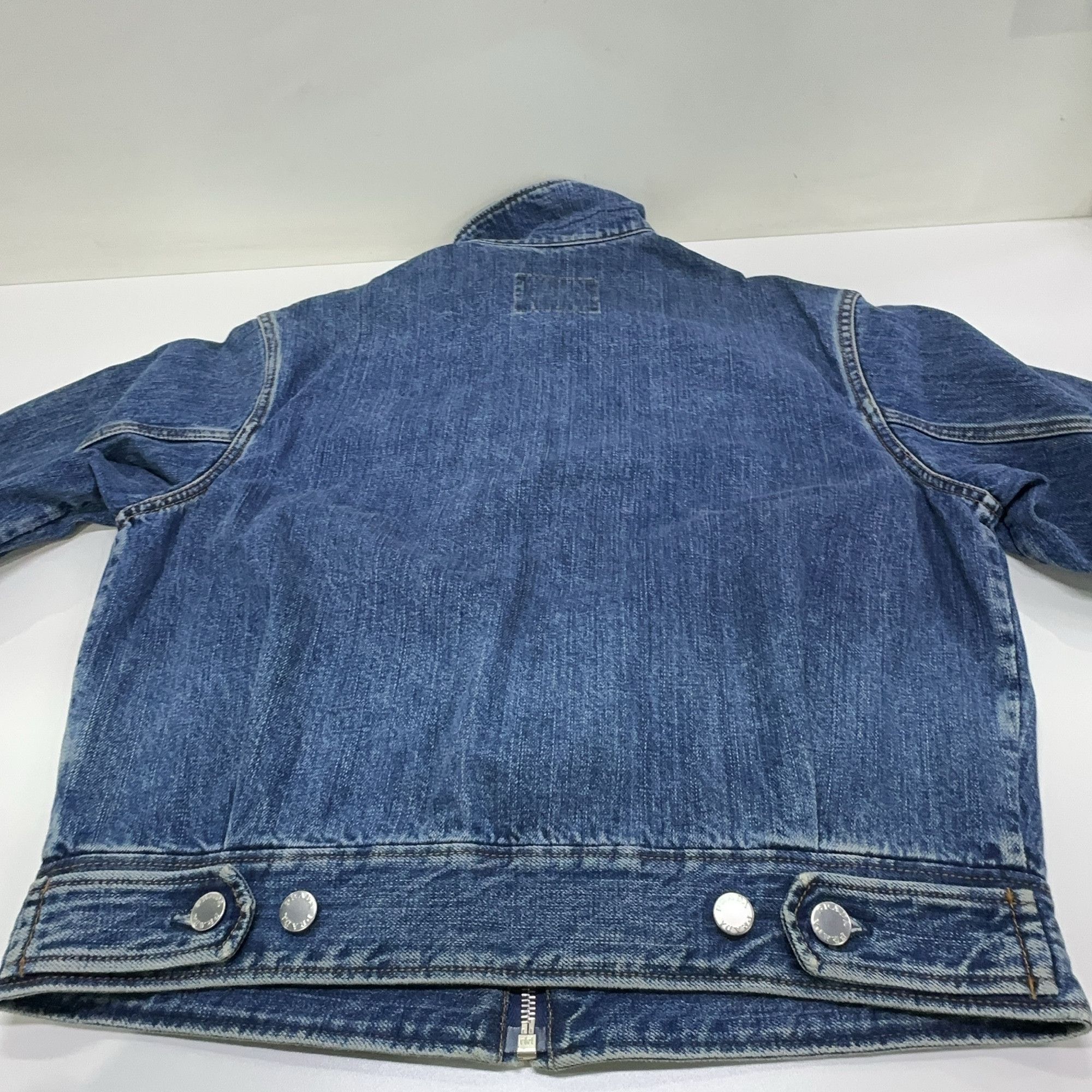 Prada Prada Logo Patch Zip Denim Jacket Size 38 Size XS / US 0-2 / IT 36-38 - 13 Thumbnail