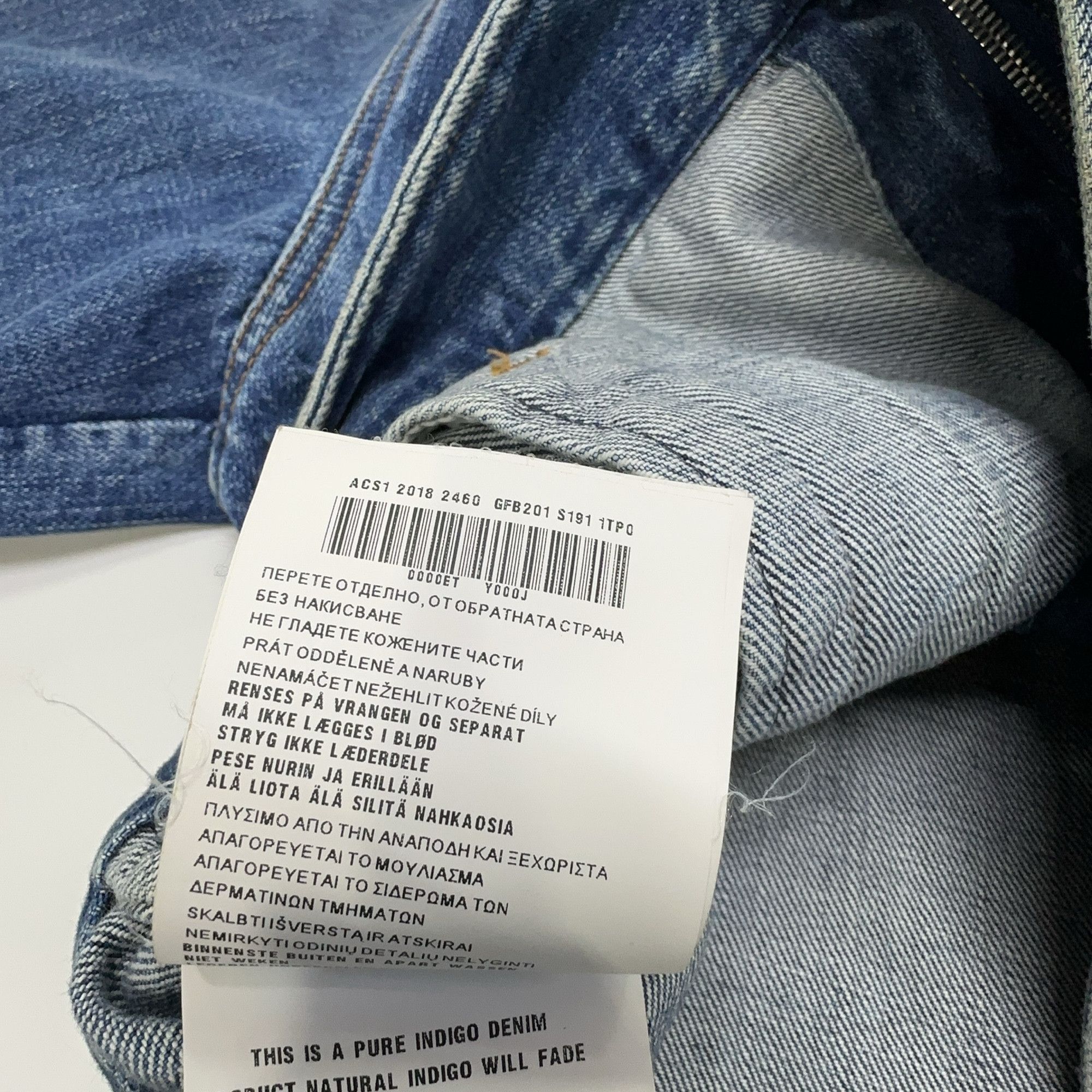 Prada Prada Logo Patch Zip Denim Jacket Size 38 Size XS / US 0-2 / IT 36-38 - 15 Thumbnail