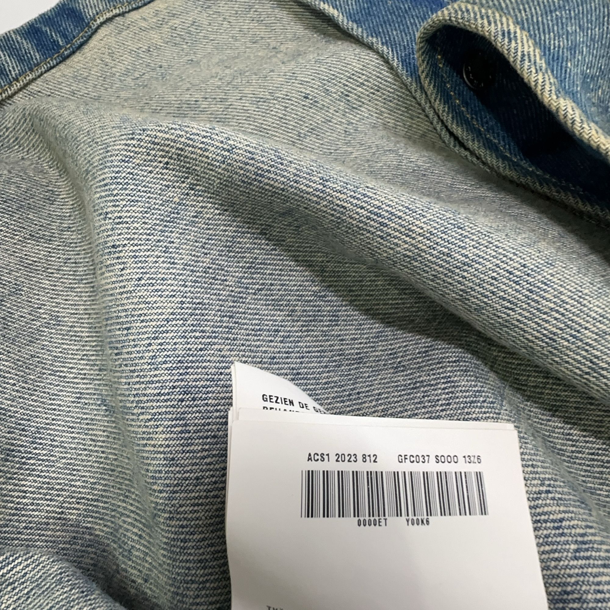 Prada Prada Logo Plaque Denim Button Up Shirt Size 42 Size M / US 6-8 / IT 42-44 - 5 Thumbnail