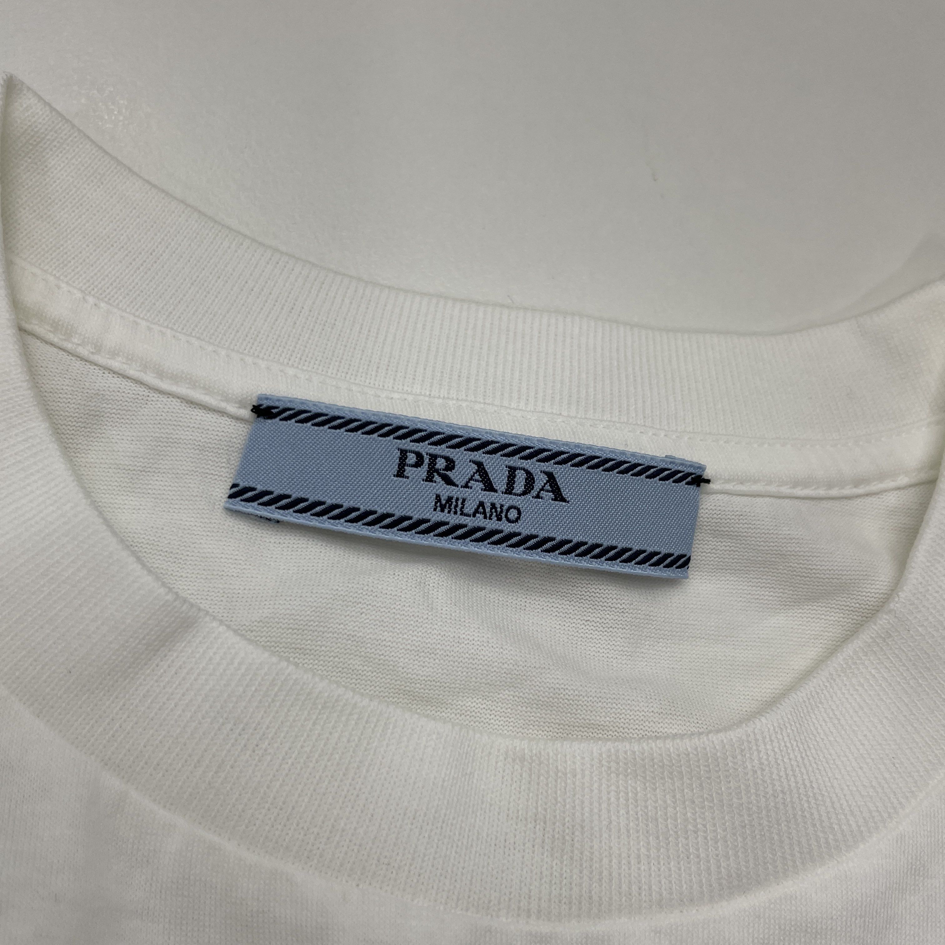 Prada Prada Logo Panel T-Shirt Size M Size M / US 6-8 / IT 42-44 - 3 Thumbnail