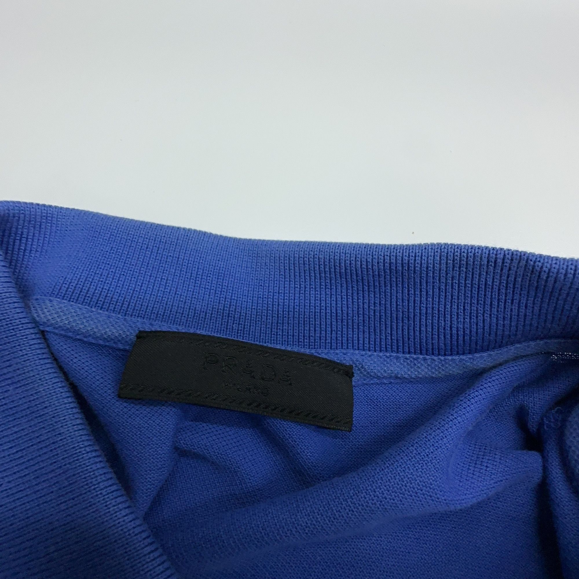 Prada Prada Logo Patch Half-Zip Polo Size M Size US M / EU 48-50 / 2 - 4 Thumbnail