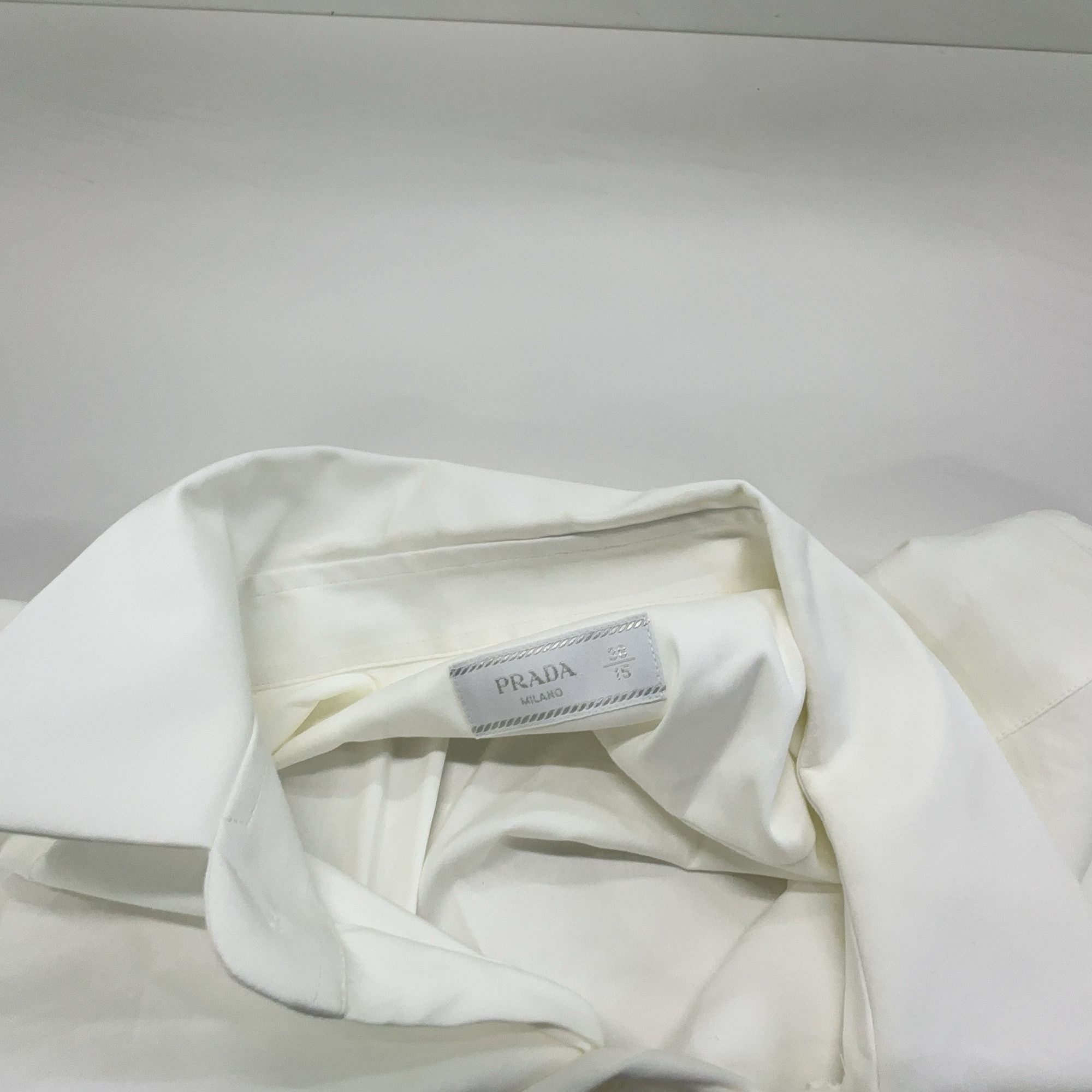 Prada Prada Cotton Poplin Button Up Shirt Size S Size US S / EU 44-46 / 1 - 5 Thumbnail