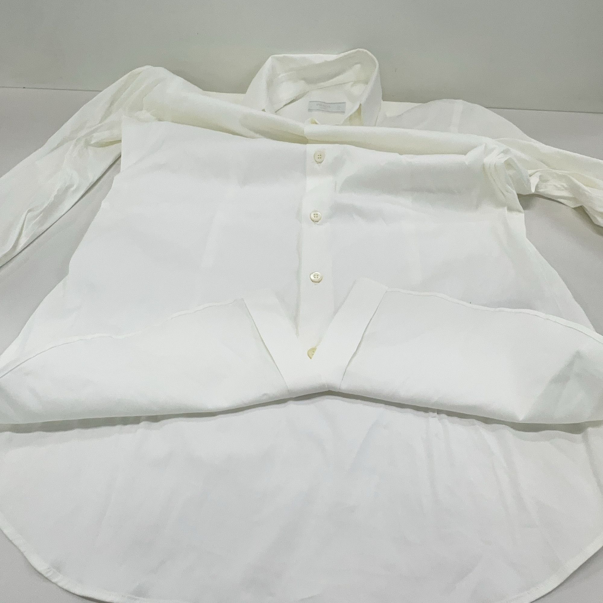 Prada Prada Cotton Poplin Button Up Shirt Size S Size US S / EU 44-46 / 1 - 6 Thumbnail
